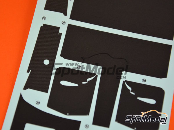 Image 25: McLaren TAG Porsche MP4/2B | Detail up set in 1/20 scale manufactured by Beemax Model Kits (ref. EX20001, also 4545782088977)