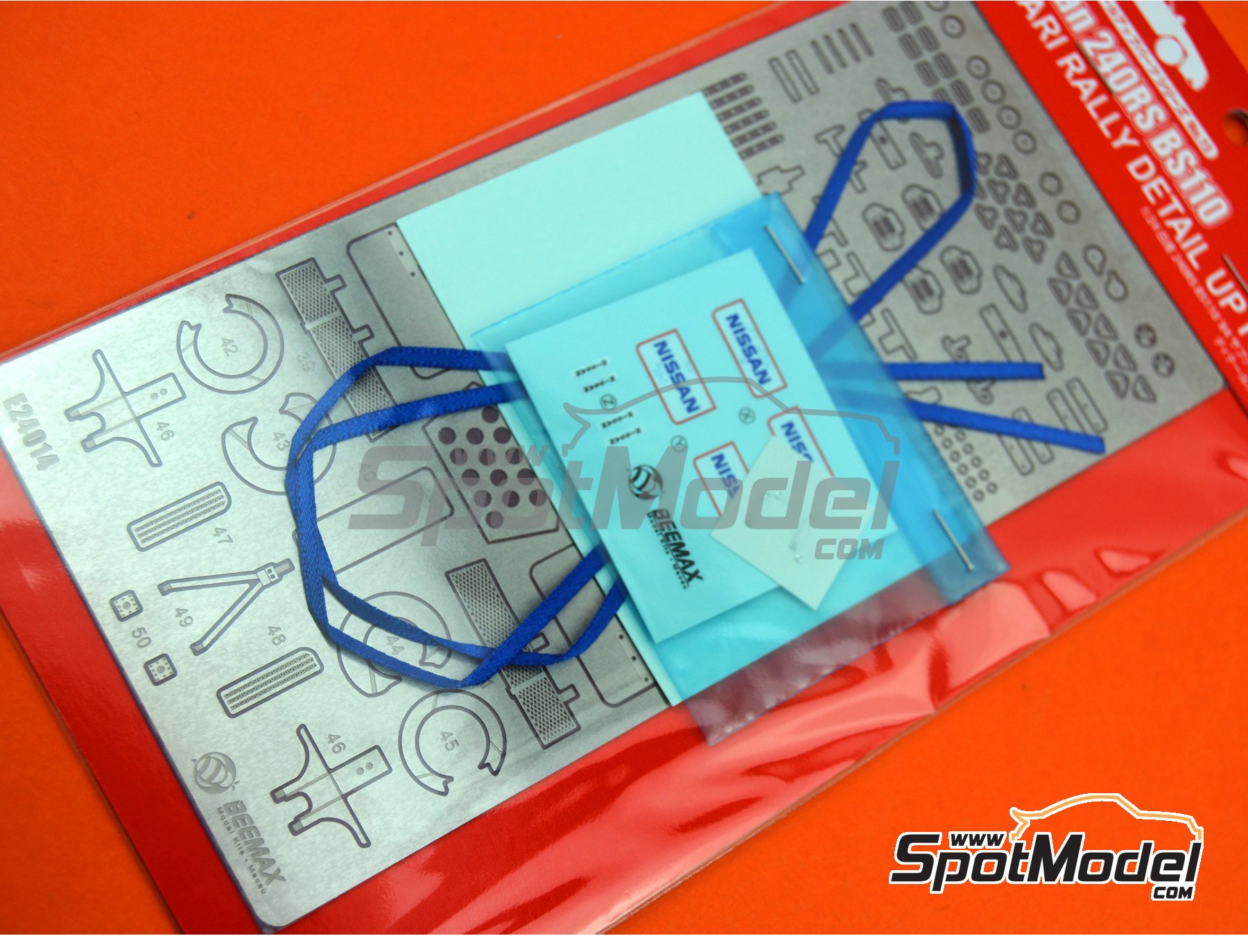 Image 5: Nissan 240RS - Safari Rally 1984 | Detail up set in 1/24 scale manufactured by Beemax Model Kits (ref. E24014, also 4905083104347)