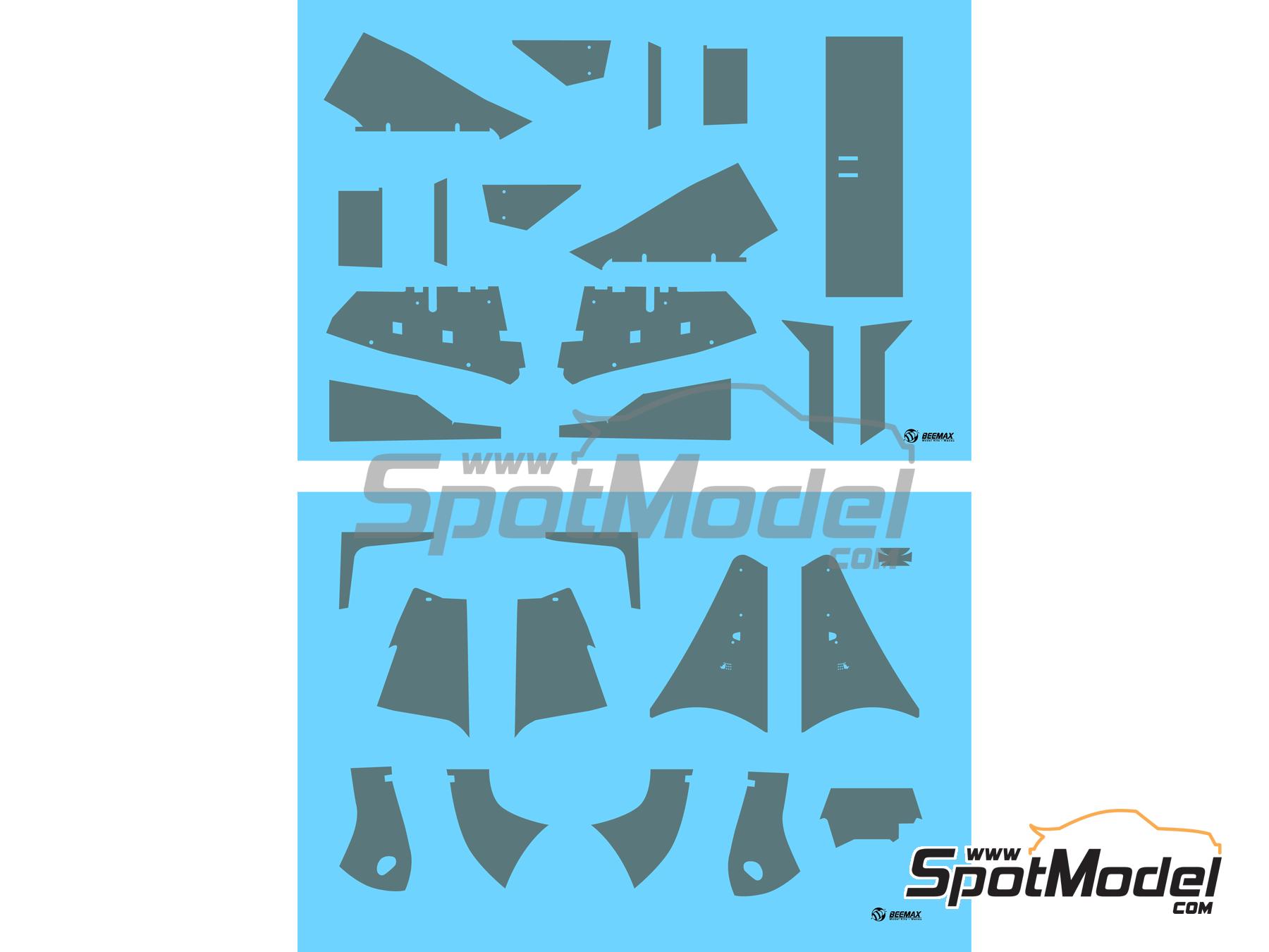 Image 2: McLaren Honda MP4/4 - Monaco Formula 1 Grand Prix 1988 | Detail up set in 1/12 scale manufactured by Beemax Model Kits (ref.&nbsp;EX12002, also 4545782118384 and BEE-E12002)