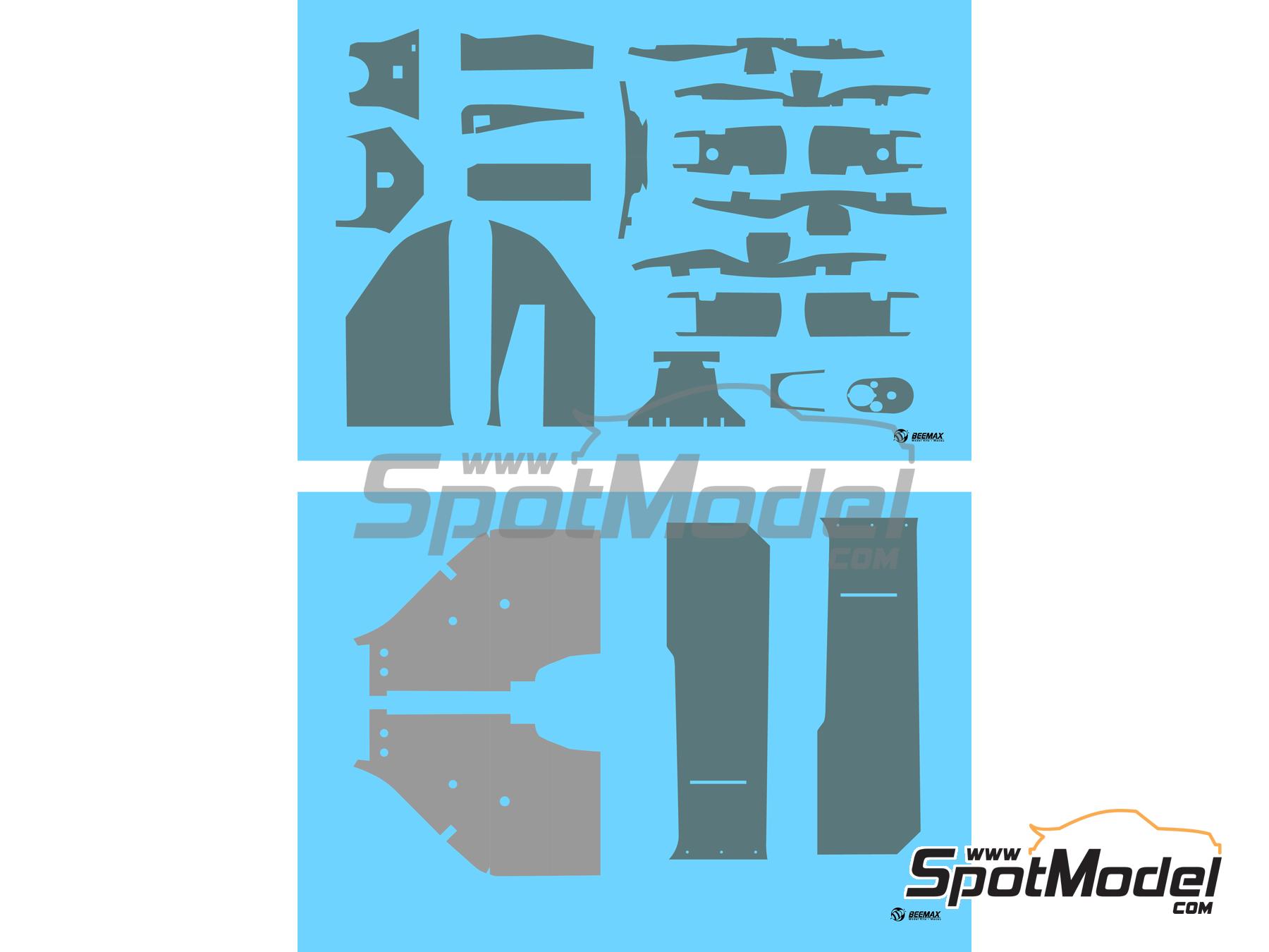 Image 3: McLaren Honda MP4/4 - Monaco Formula 1 Grand Prix 1988 | Detail up set in 1/12 scale manufactured by Beemax Model Kits (ref.&nbsp;EX12002, also 4545782118384 and BEE-E12002)