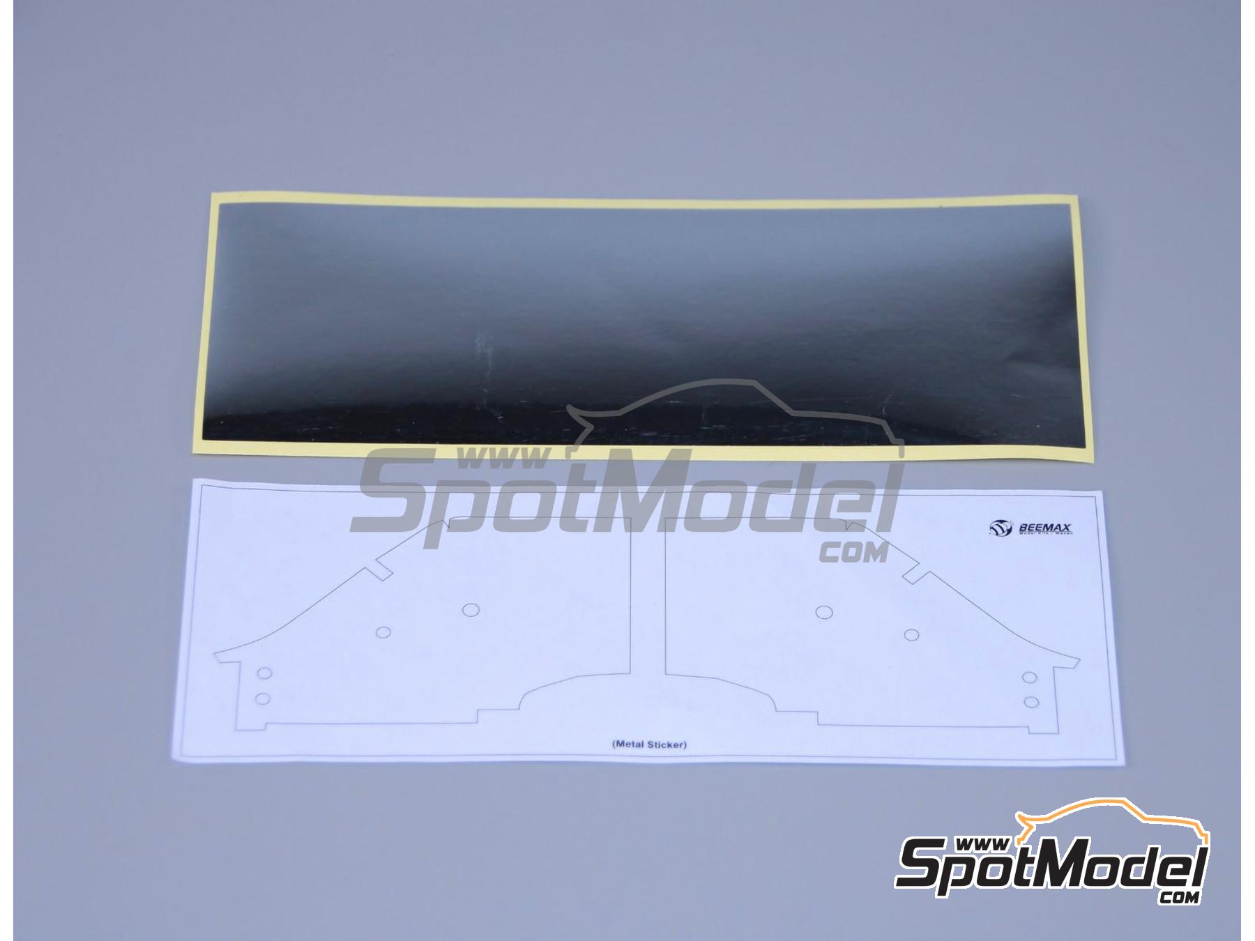 Image 24: McLaren Honda MP4/4 - Monaco Formula 1 Grand Prix 1988 | Detail up set in 1/12 scale manufactured by Beemax Model Kits (ref.&nbsp;EX12002, also 4545782118384 and BEE-E12002)