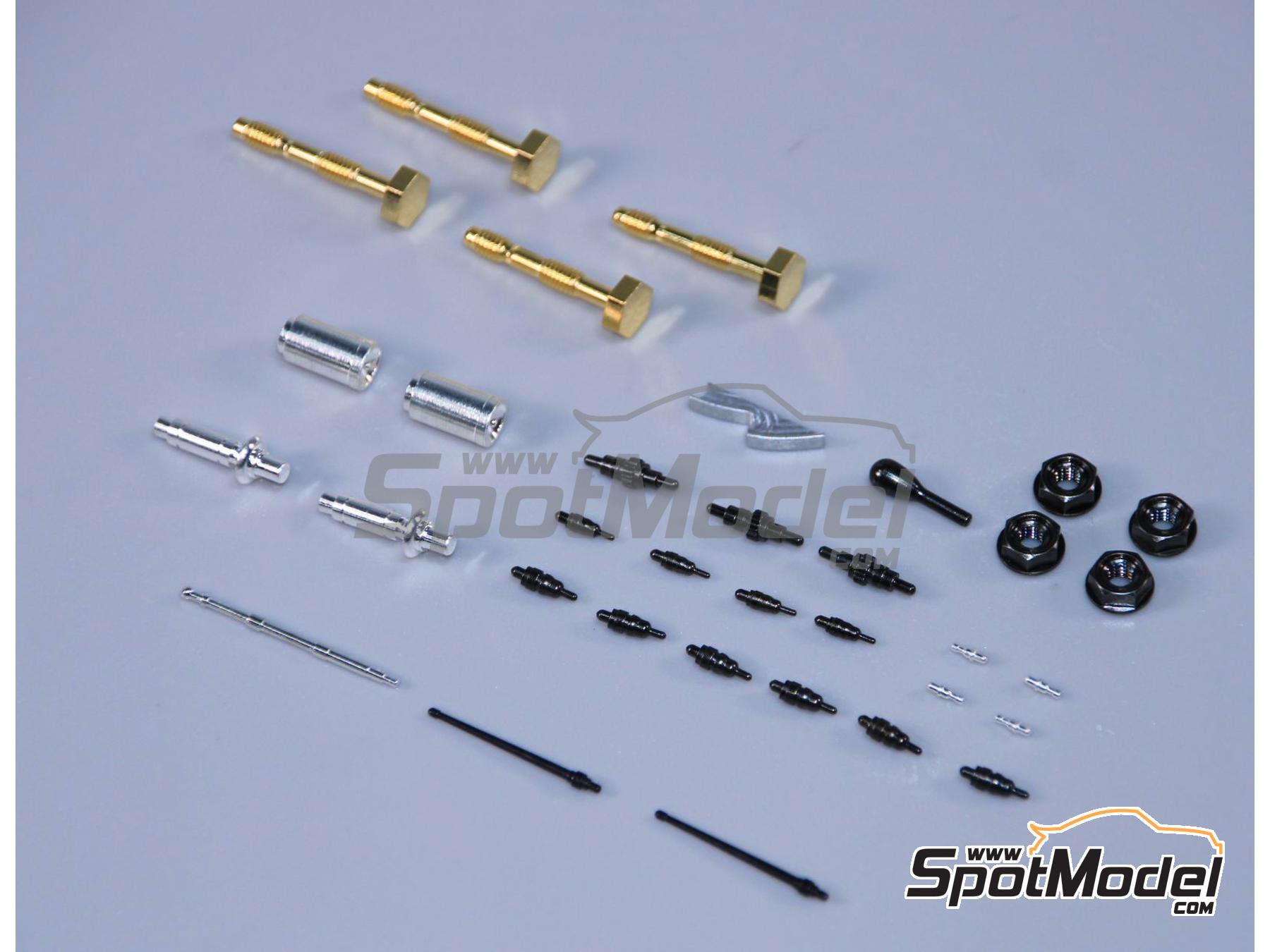 Image 27: McLaren Honda MP4/4 - Monaco Formula 1 Grand Prix 1988 | Detail up set in 1/12 scale manufactured by Beemax Model Kits (ref.&nbsp;EX12002, also 4545782118384 and BEE-E12002)