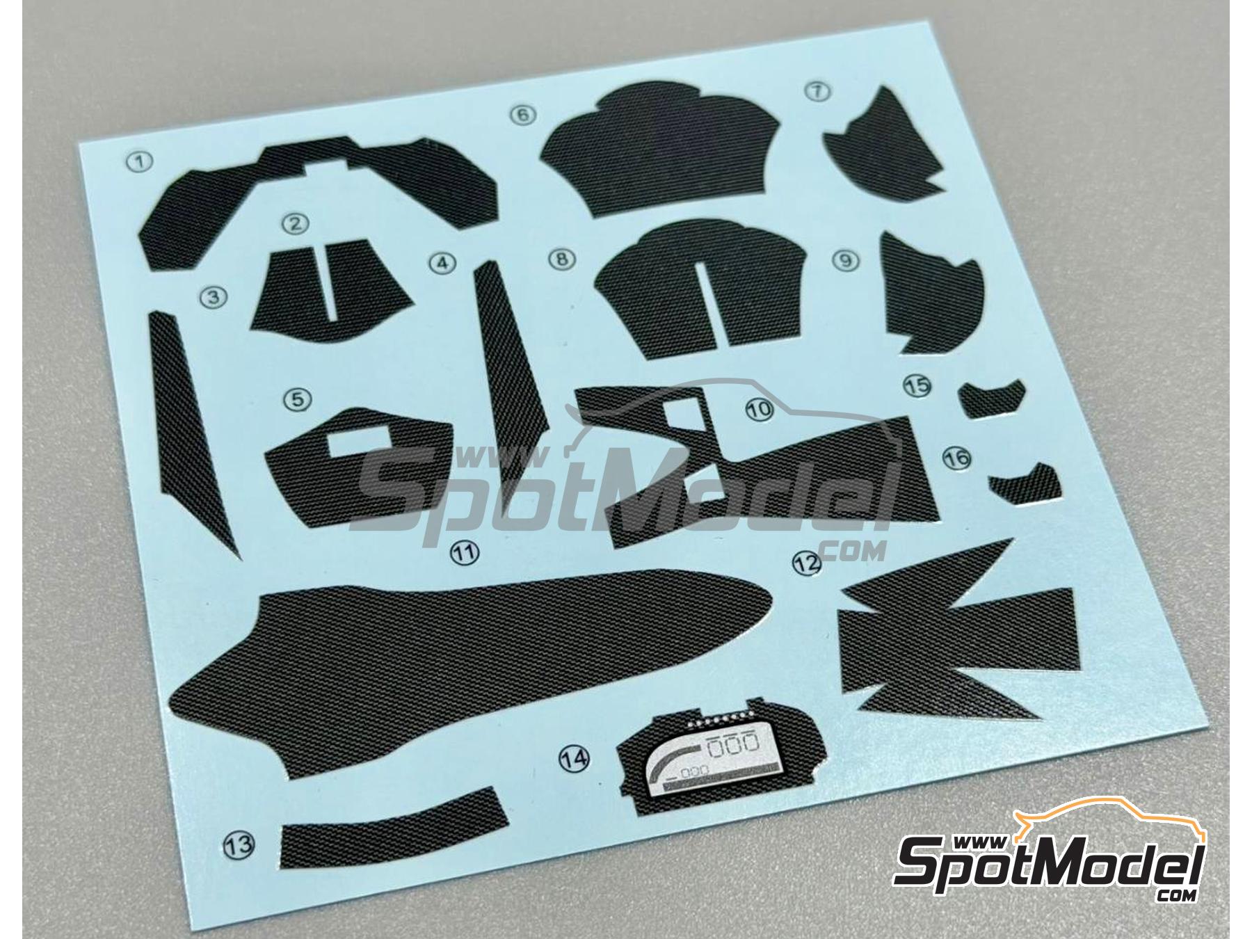 Image 7: Yamaha YZR-M1 -  2007 | Detail up set in 1/12 scale manufactured by Beemax Model Kits (ref.&nbsp;EX13002, also 4545782131901)