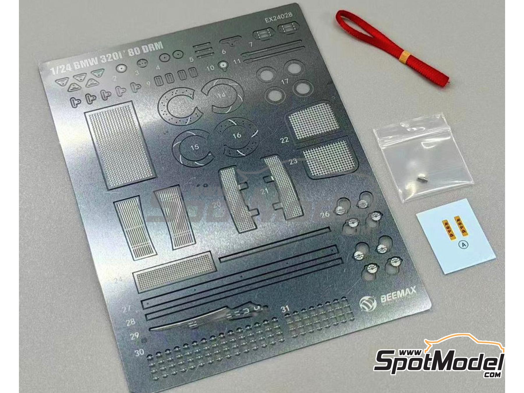 Image 3: BMW 320 E21 Turbo Grupo 5 -  1980 | Detail up set in 1/24 scale manufactured by Beemax Model Kits (ref.&nbsp;EX24028, also 4545782127355)