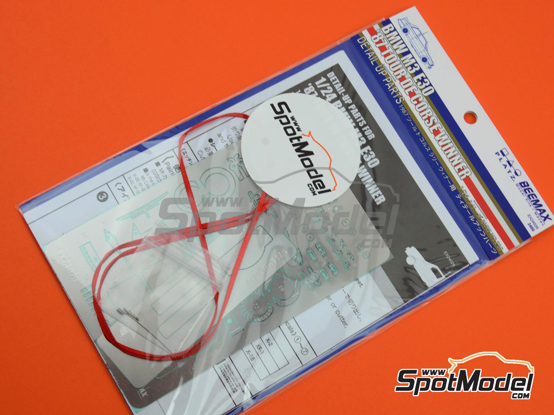 Image 1: BMW M3 E30 Rally Grupo A | Set de mejora y detallado en escala 1/24 fabricado por Beemax Model Kits (ref. EX24029, tambien 4545782082067)