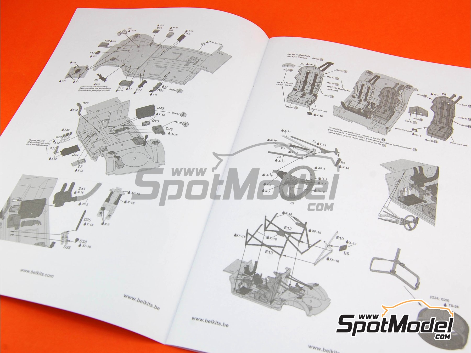 Image 2: Skoda Fabia S2000 Evo Skoda Motorsport Team - Barum Czech Rally 2012 | Car scale model kit in 1/24 scale manufactured by Belkits (ref. BEL-004, also 9782951640894 and BEL004)