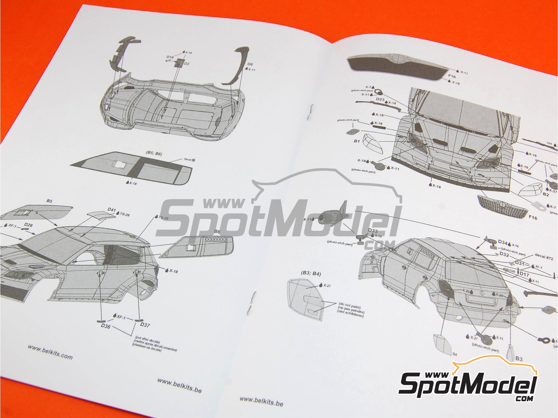 Image 3: Skoda Fabia S2000 Evo Skoda Motorsport Team - Barum Czech Rally 2012 | Car scale model kit in 1/24 scale manufactured by Belkits (ref. BEL-004, also 9782951640894 and BEL004)