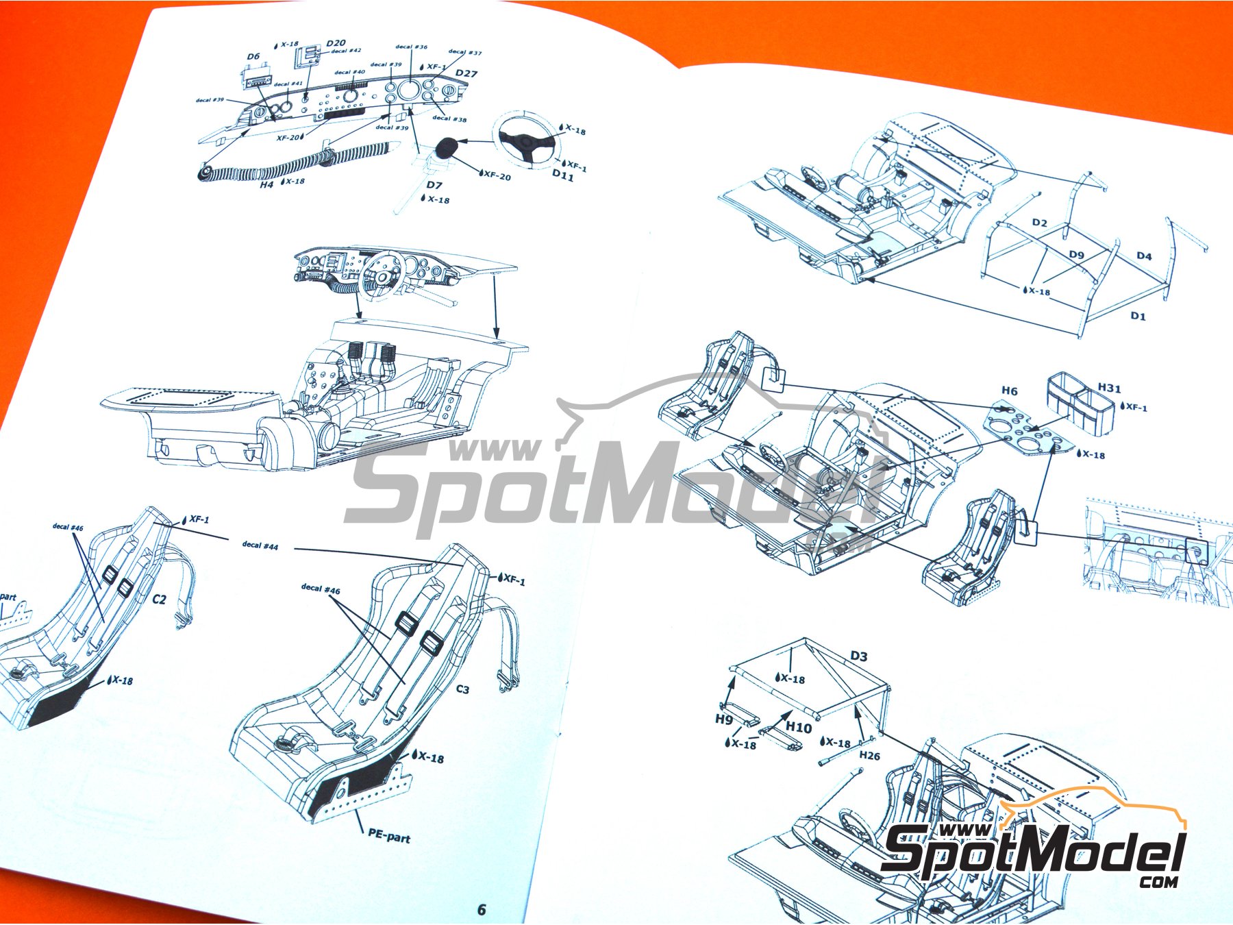 Image 22: Opel Manta 400 Grupo B patrocinado por Saxon Watches - Rally 24 Horas de Ypres 1984 | Maqueta de coche en escala 1/24 fabricado por Belkits (ref. BEL009, tambien 9789597256113 y BEL-009)