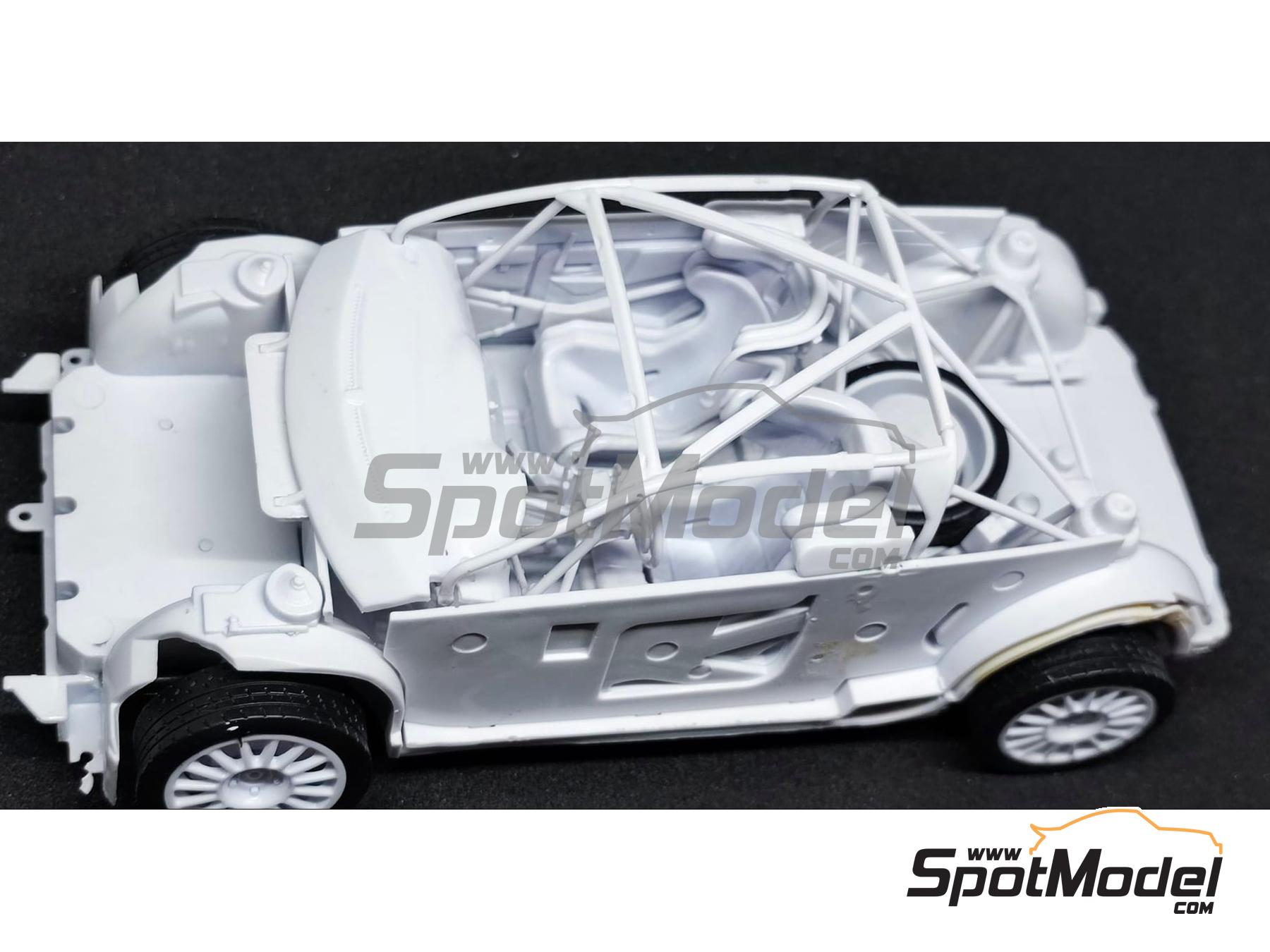 Image 6: Hyundai i20 Coupe WRC Hyundai Shell Mobis WRT Team sponsored by Shell - Corsica Linea Tour de Corse - Rallye de France 2019 | Car scale model kit in 1/24 scale manufactured by Belkits (ref.&nbsp;BEL014, also 9791038013339 and BEL-014)