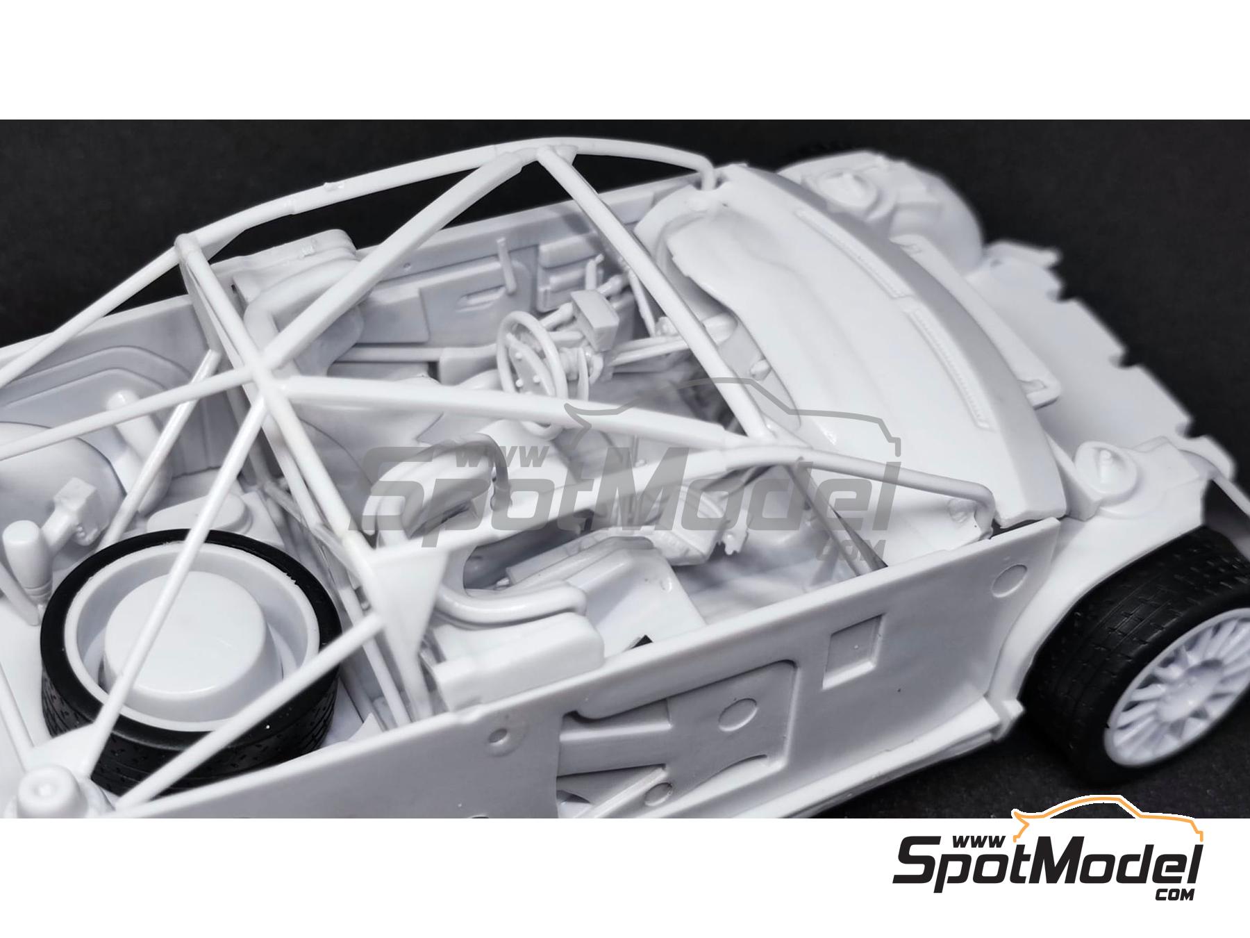 Image 8: Hyundai i20 Coupe WRC Hyundai Shell Mobis WRT Team sponsored by Shell - Corsica Linea Tour de Corse - Rallye de France 2019 | Car scale model kit in 1/24 scale manufactured by Belkits (ref.&nbsp;BEL014, also 9791038013339 and BEL-014)