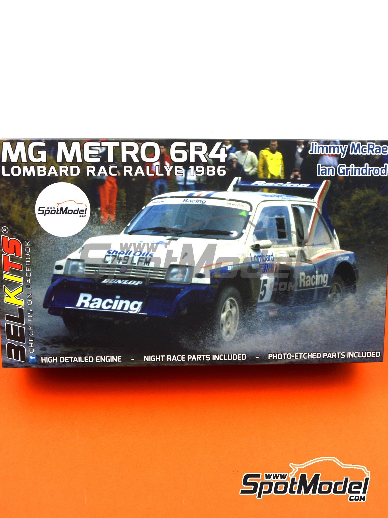 Belkits BEL016: Car scale model kit 1/24 scale - MG Metro 6R4 Group B ...