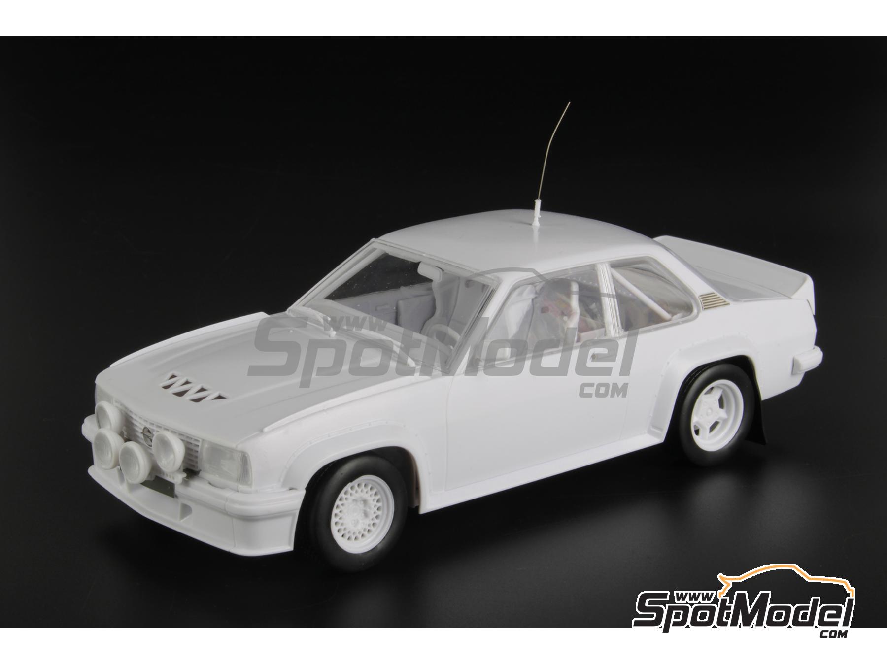 Image 2: Opel Ascona 400 Rothmans Opel Rally Team sponsored by Mobil - Monte Carlo Rally - Rallye Automobile de Monte-Carlo 1982 | Car scale model kit in 1/24 scale manufactured by Belkits (ref.&nbsp;BEL020, also 4545782089295 and BEL-020)