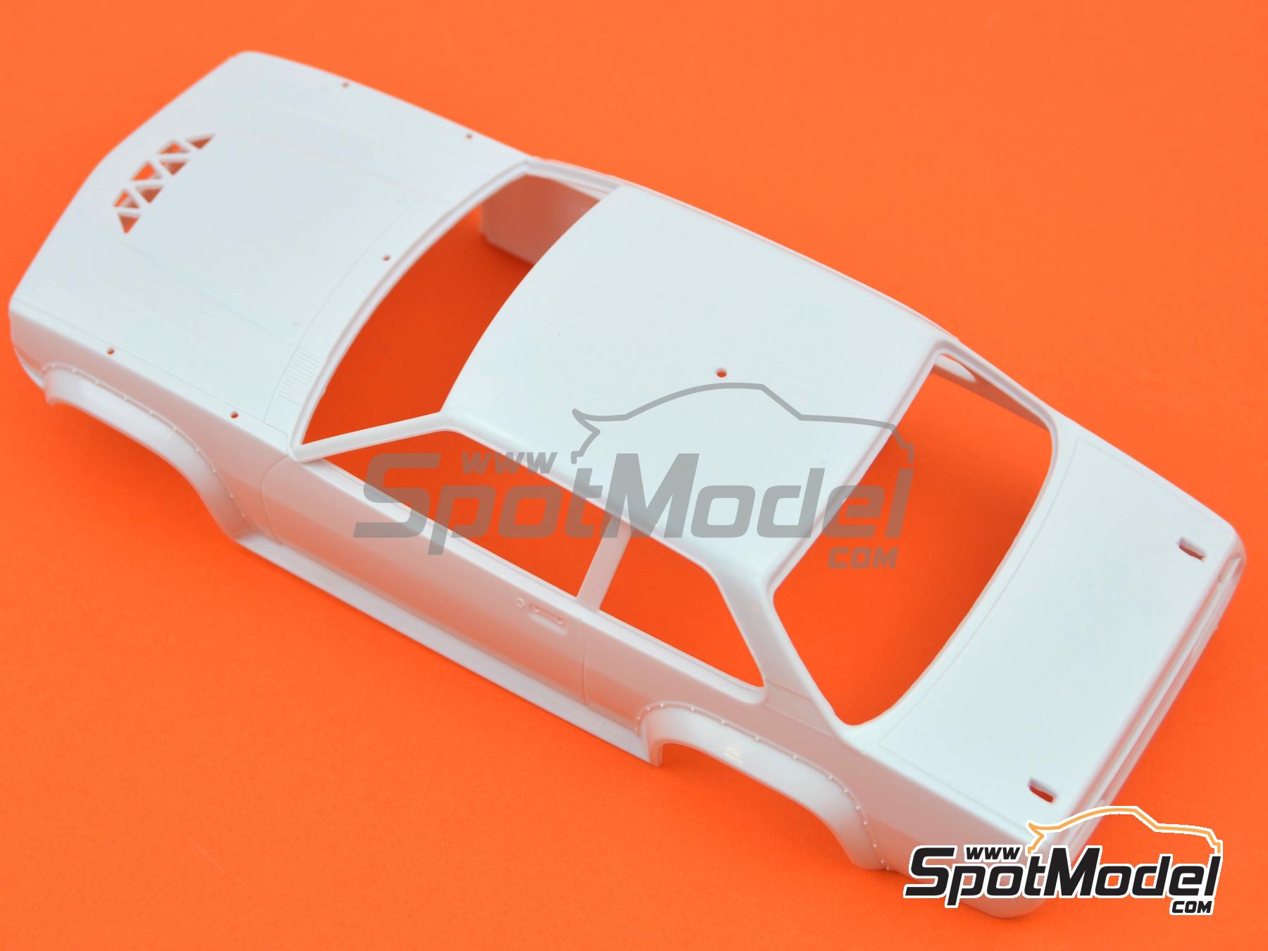 Image 19: Opel Ascona 400 Rothmans Opel Rally Team sponsored by Mobil - Monte Carlo Rally - Rallye Automobile de Monte-Carlo 1982 | Car scale model kit in 1/24 scale manufactured by Belkits (ref.&nbsp;BEL020, also 4545782089295 and BEL-020)