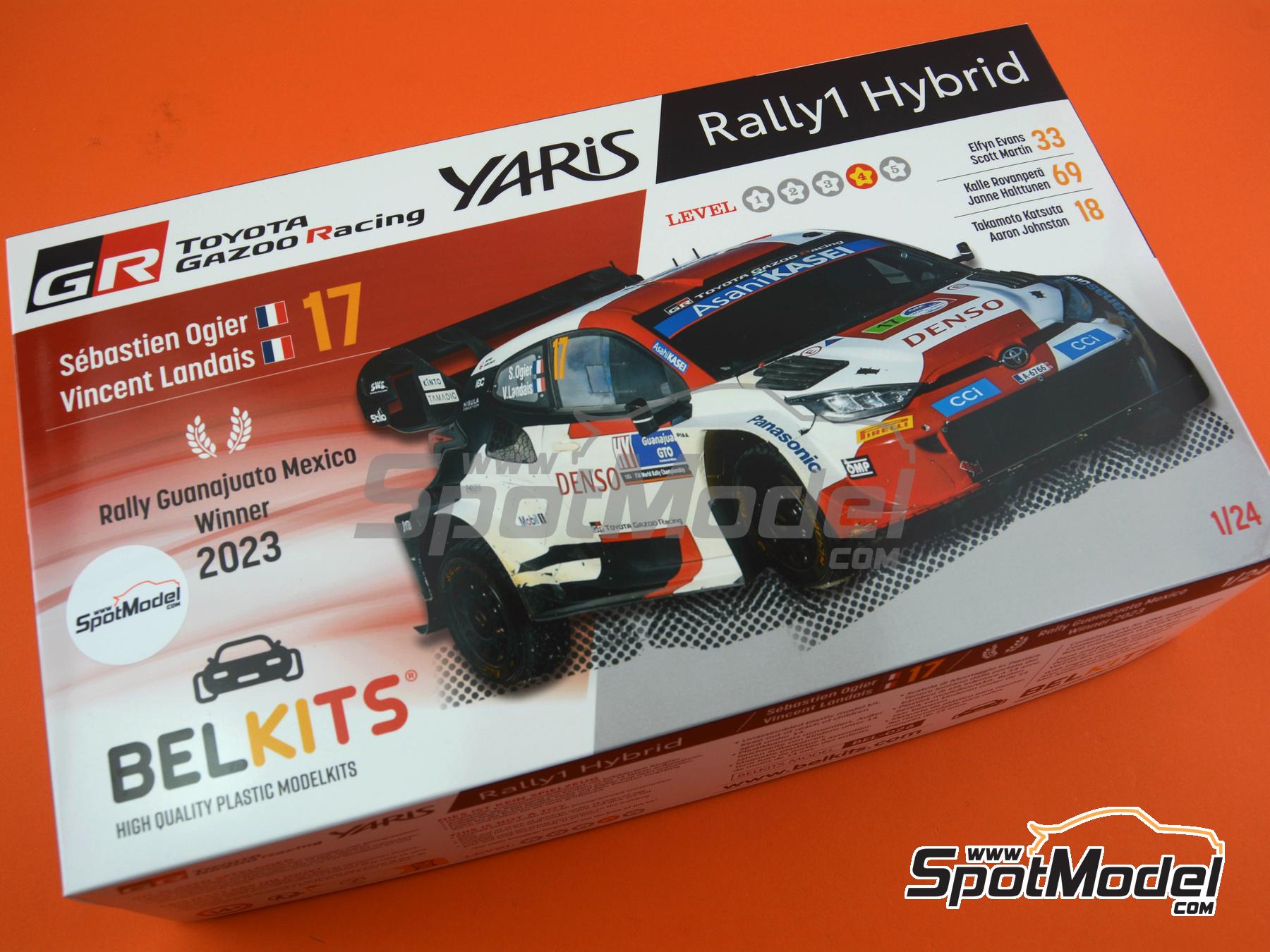 Belkits BEL026: Car scale model kit 1/24 scale - Toyota Yaris GR 