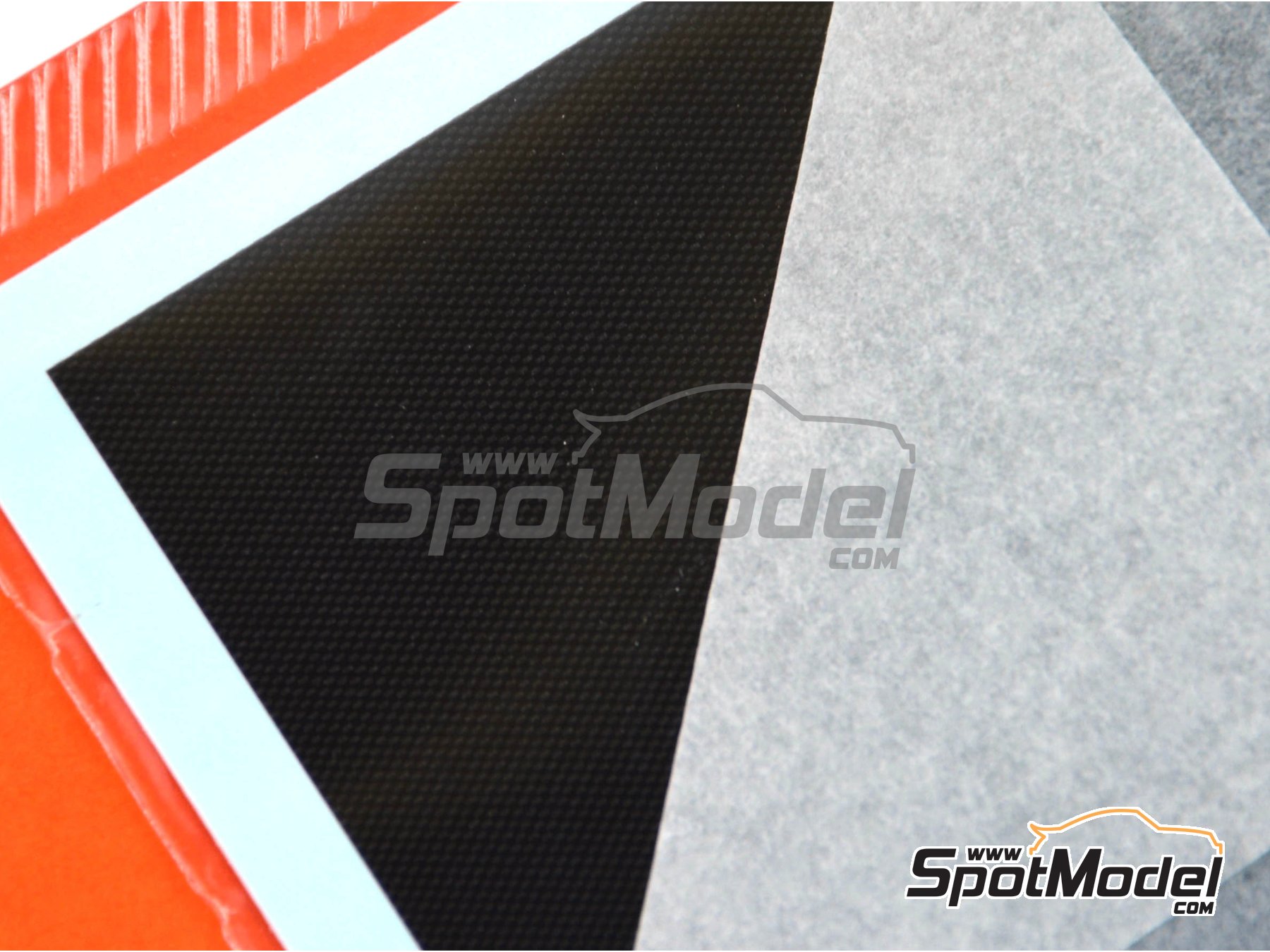 Image 3: Carbon Plain Weave | Carbon fiber decal in 1/24 scale manufactured by Belkits (ref.&nbsp;BELKITS-DEC012, also 9789597266006 and BELDEC012)