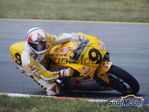 Image 6: Honda NSR500 Gallina Team sponsored by HB International - Motorcycle World Championship 1989 | Marking / livery in 1/12 scale manufactured by Blue Stuff (ref. 12-005)