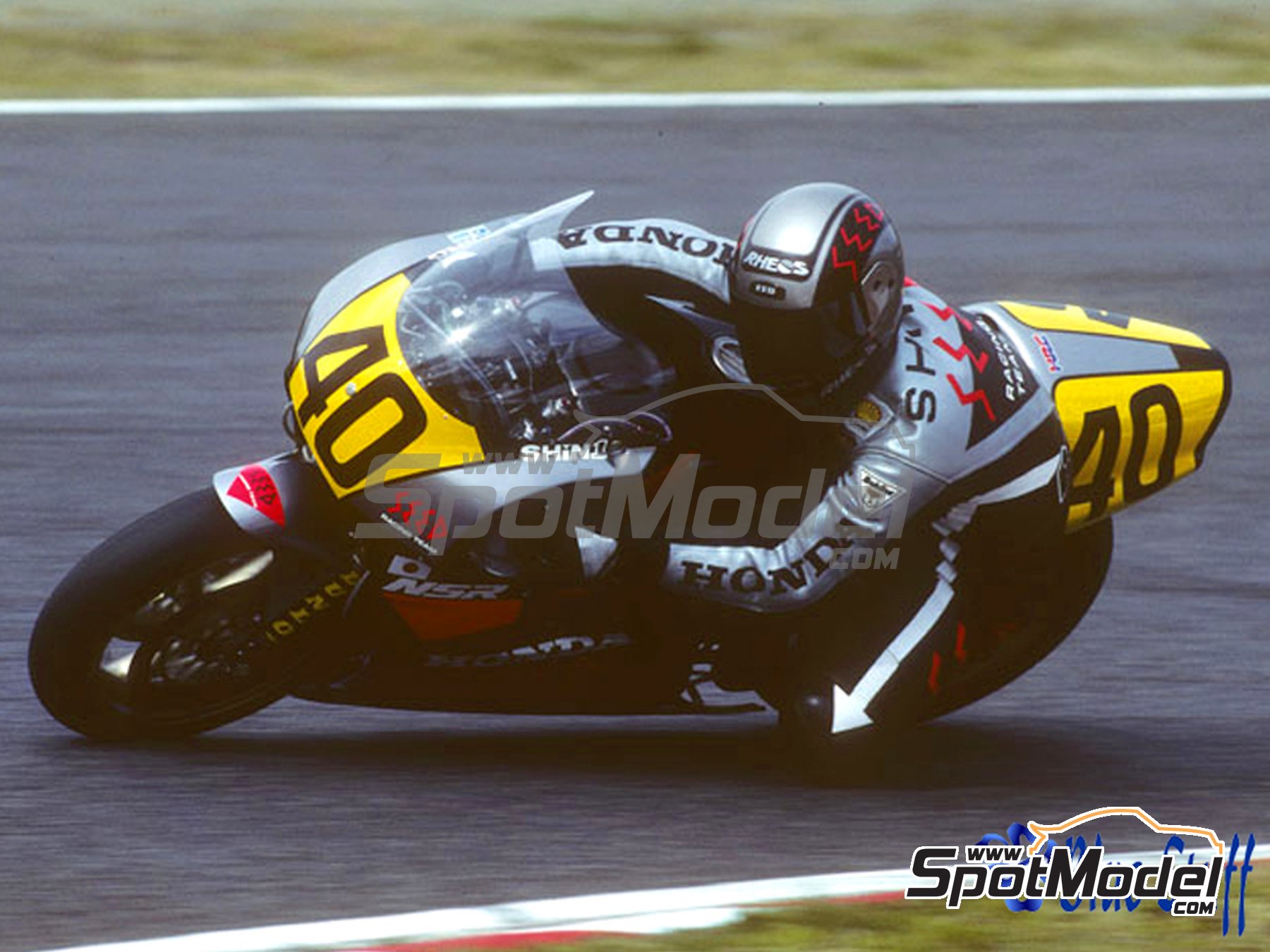 Image 2: Honda NSR500 Seed Racing Team - Suzuka Motorcycle Grand Prix 1989 | Marking / livery in 1/12 scale manufactured by Blue Stuff (ref.&nbsp;12-006)