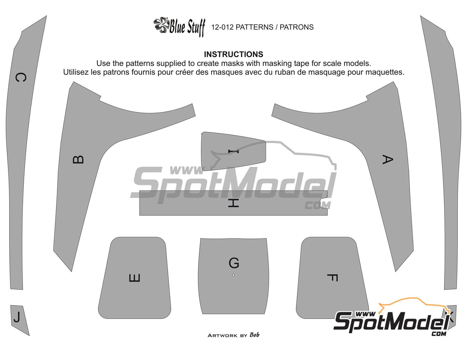 Image 6: Honda NSR500 patrocinado por HRC-Moriwaki - Campeonato del Mundo de Motociclismo 1986 | Decoración en escala 1/12 fabricado por Blue Stuff (ref. 12-012)