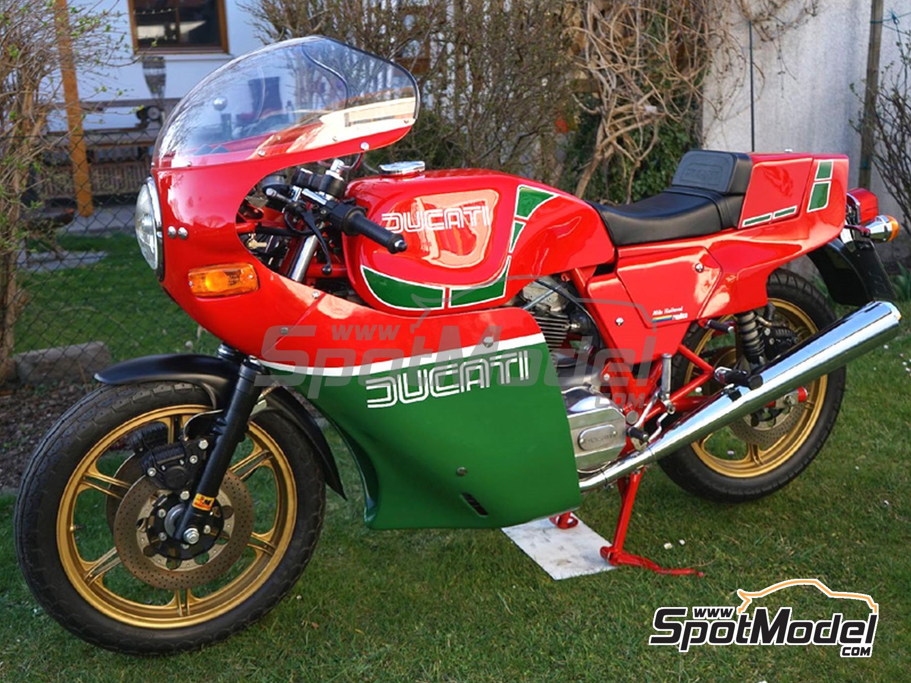 Image 2: Ducati 900 Mike Hailwood Replica | Decoraci&oacute;n en escala&nbsp;1/12 fabricado por Blue Stuff (ref.&nbsp;12-030)