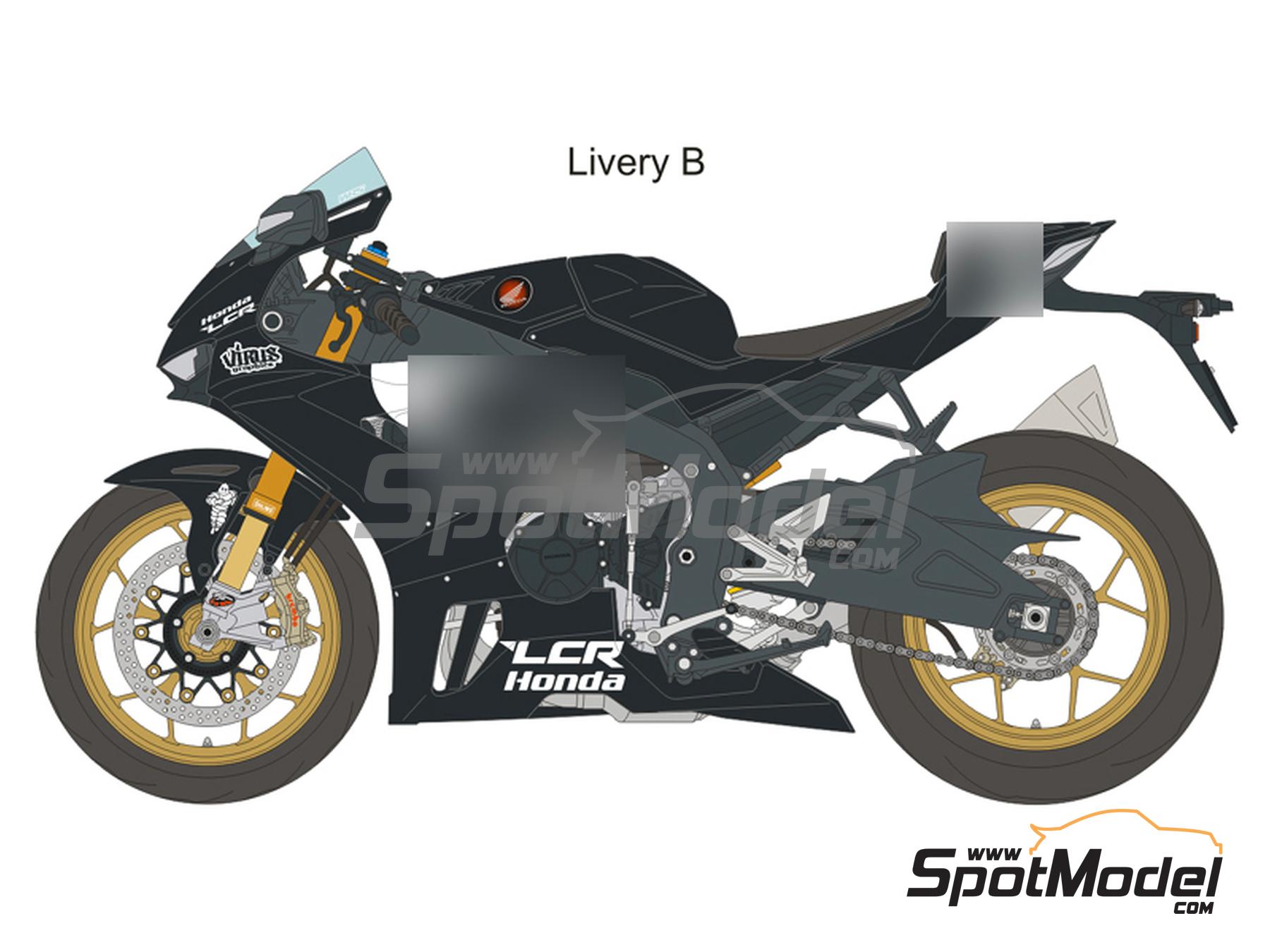 Image 3: Honda CBR1000RR-R SP -  2024 | Marking / livery in 1/12 scale manufactured by Blue Stuff (ref.&nbsp;12-052)