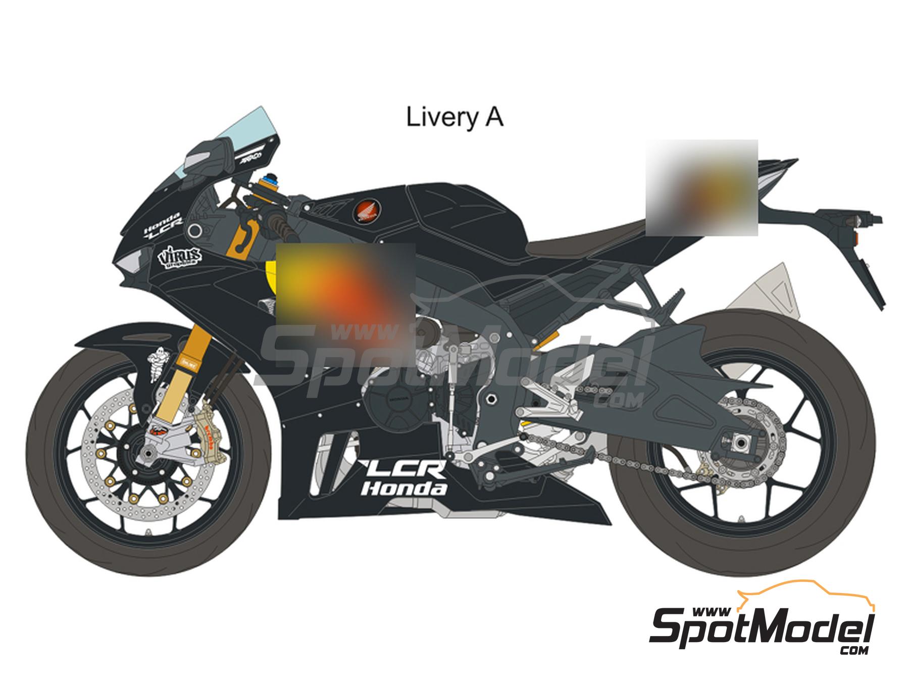 Image 4: Honda CBR1000RR-R SP -  2024 | Marking / livery in 1/12 scale manufactured by Blue Stuff (ref.&nbsp;12-052)