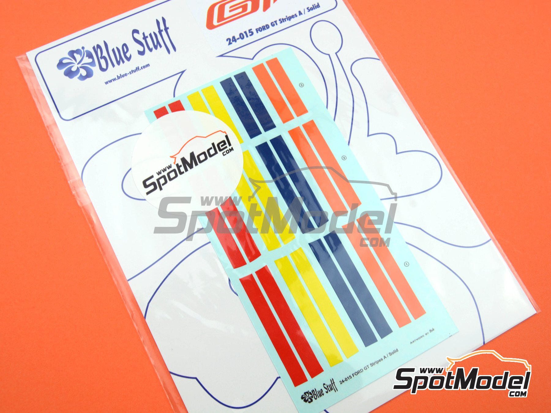 Image 6: Ford GT | Decoración en escala 1/24 fabricado por Blue Stuff (ref. 24-015)