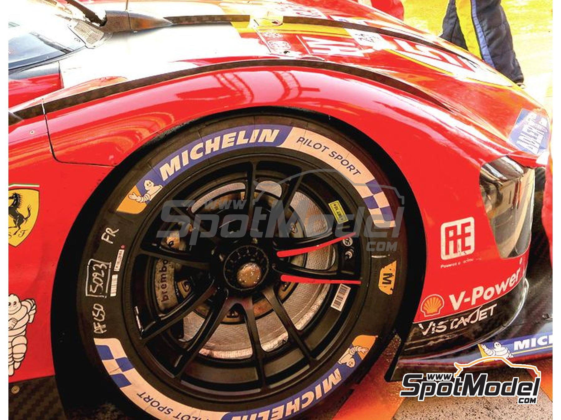 Image 5: Michelin WEC / Le Mans -  2021-2023 | Logotipos en escala&nbsp;1/24 fabricado por Blue Stuff (ref.&nbsp;24-022)