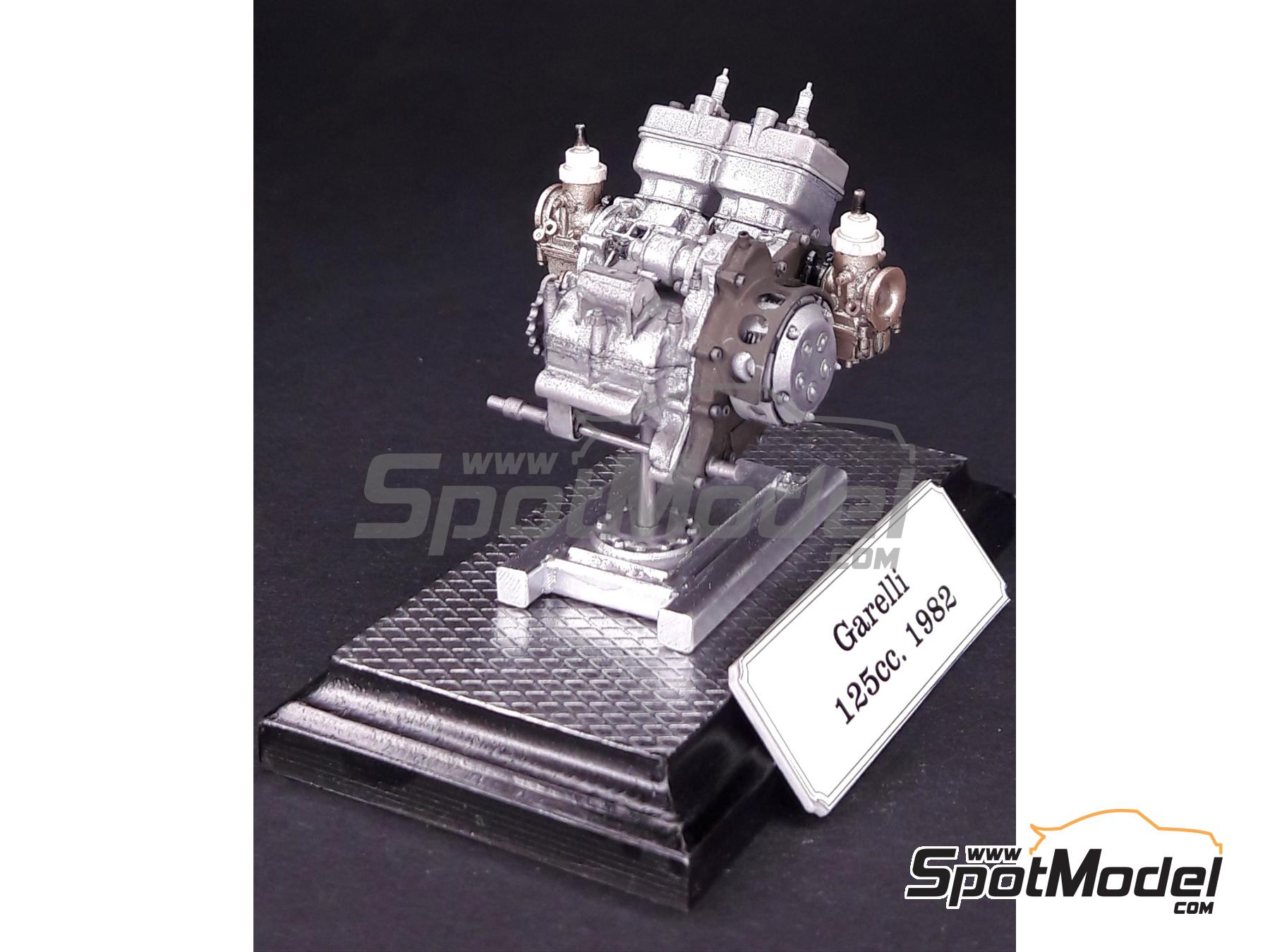 Brach Model BM-EN04: Engine 1/12 scale - Garelli 125cc 1982 (ref. BM ...