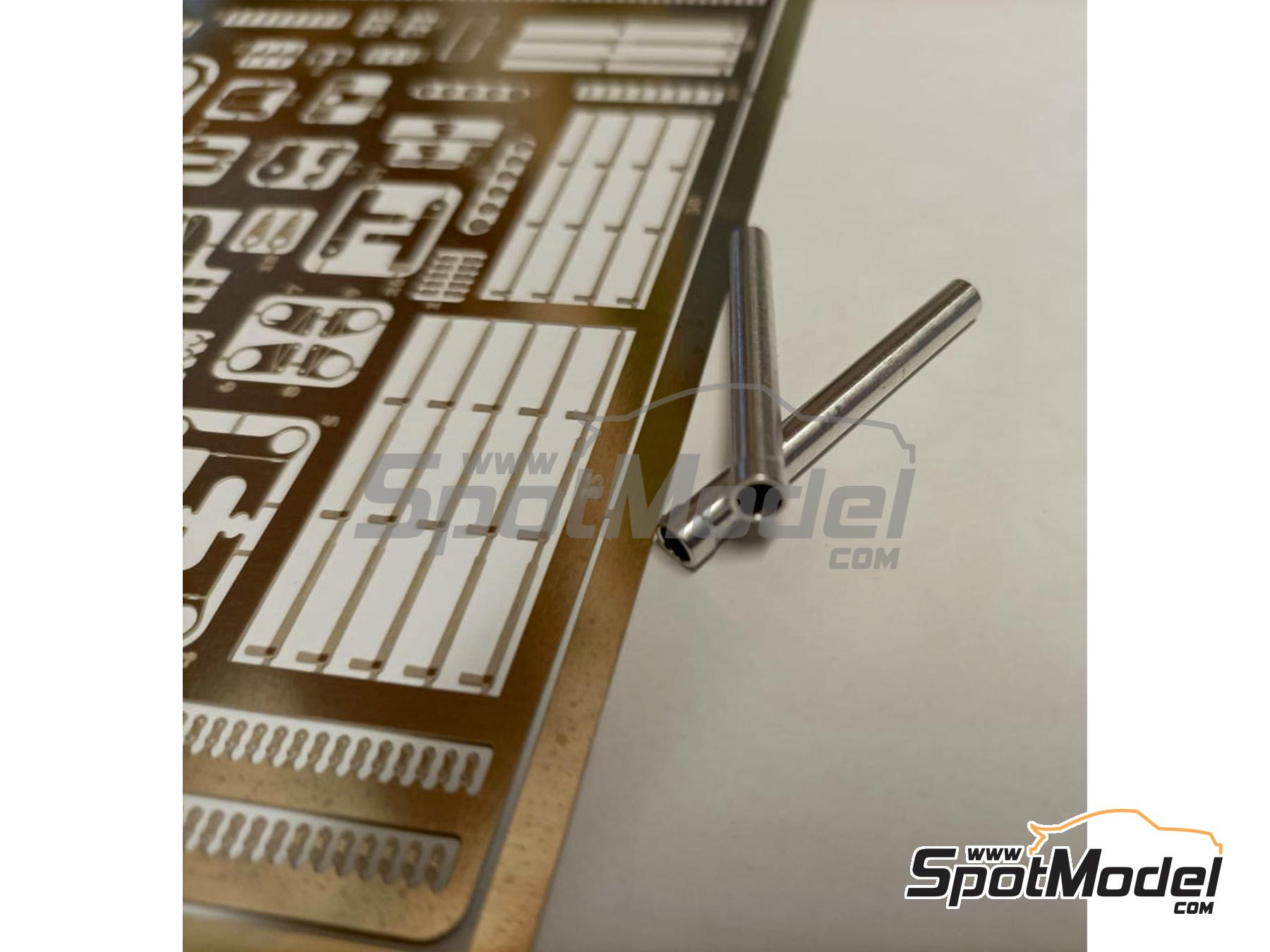 Image 4: Garelli 125cc patrocinado por Kodak - Campeonato del Mundo de Motociclismo 1987 | Maqueta de moto en escala 1/12 fabricado por Brach Model (ref. BM-VR14)