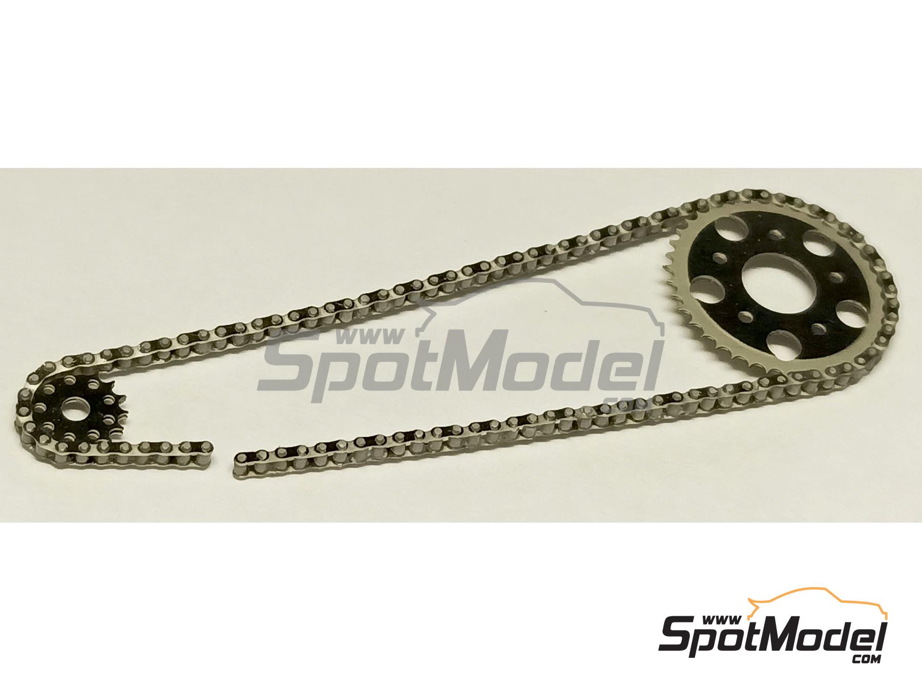 Image 7: Garelli 125cc patrocinado por Kodak - Campeonato del Mundo de Motociclismo 1987 | Maqueta de moto en escala 1/12 fabricado por Brach Model (ref. BM-VR14)