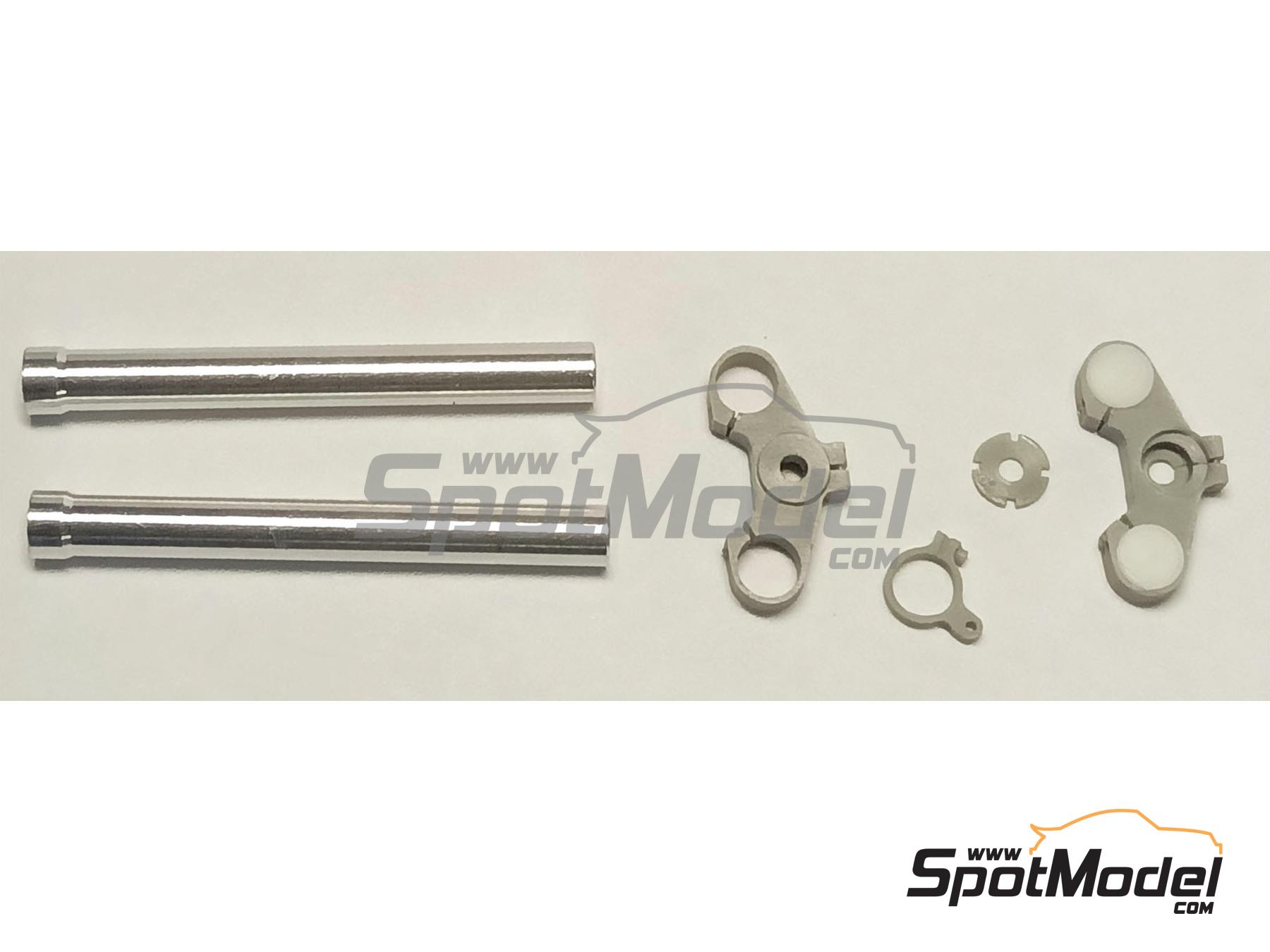 Image 8: Garelli 125cc patrocinado por Kodak - Campeonato del Mundo de Motociclismo 1987 | Maqueta de moto en escala 1/12 fabricado por Brach Model (ref. BM-VR14)