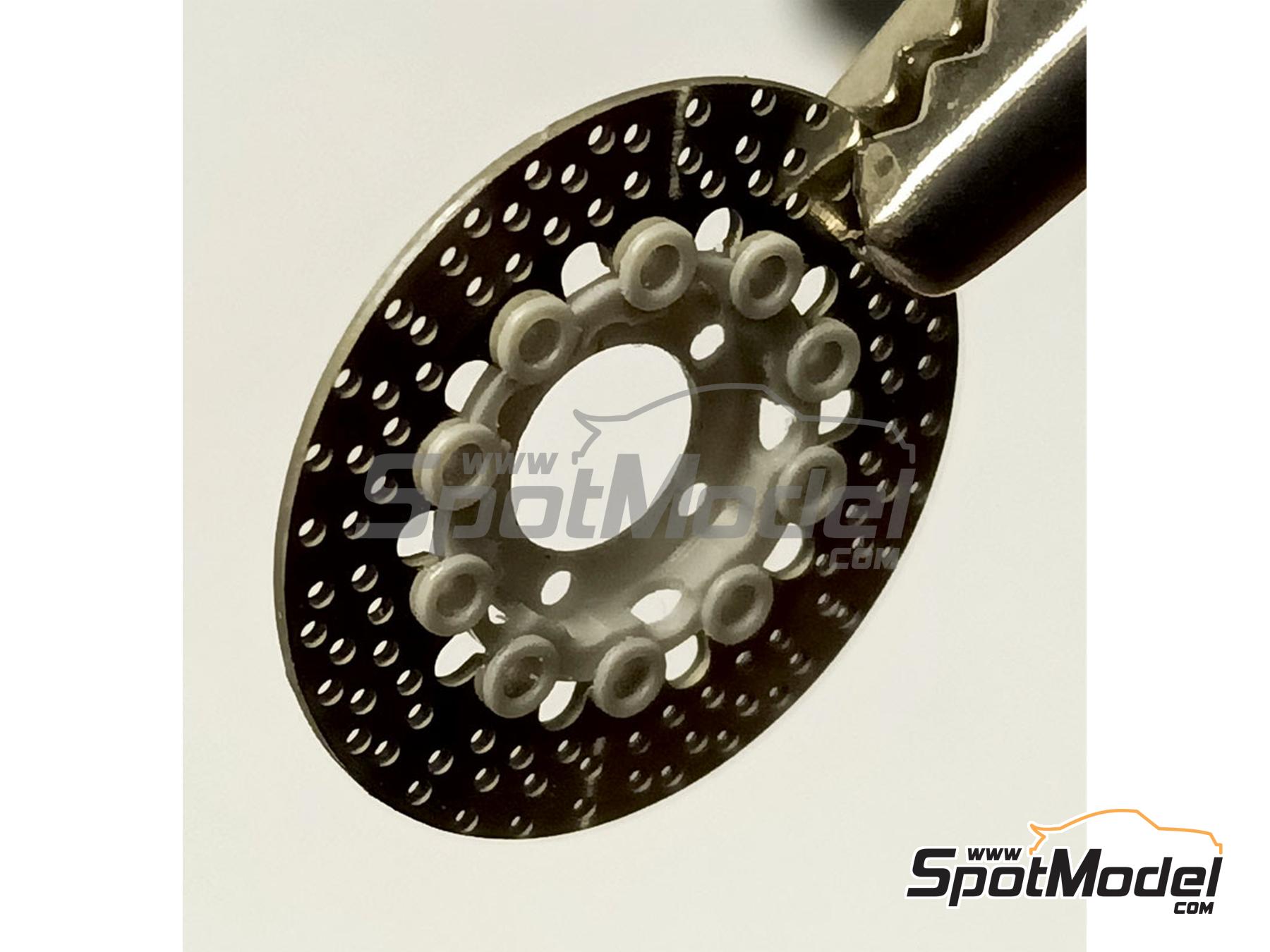 Image 9: Garelli 125cc patrocinado por Kodak - Campeonato del Mundo de Motociclismo 1987 | Maqueta de moto en escala 1/12 fabricado por Brach Model (ref. BM-VR14)