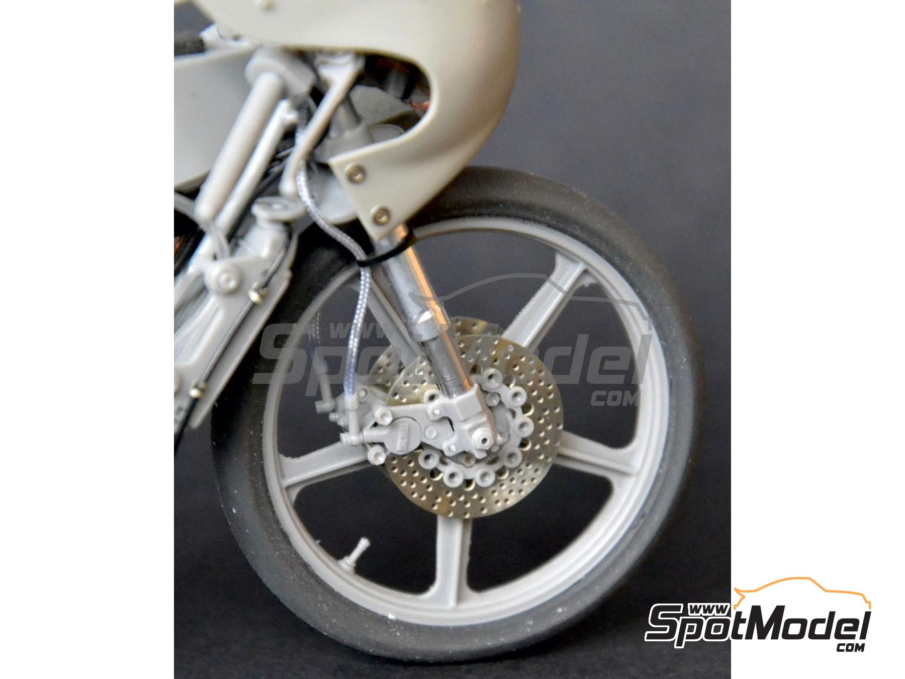 Image 16: Garelli 125cc patrocinado por Kodak - Campeonato del Mundo de Motociclismo 1987 | Maqueta de moto en escala 1/12 fabricado por Brach Model (ref. BM-VR14)