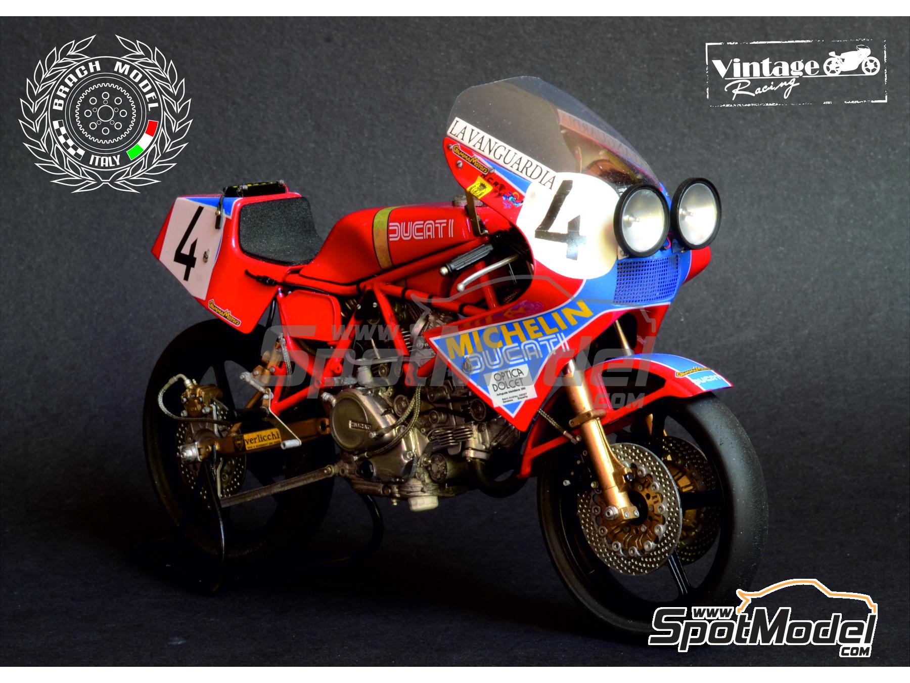 Brach Model BM-VR17: Motorbike scale model kit 1/12 scale - Ducati TT1 ...