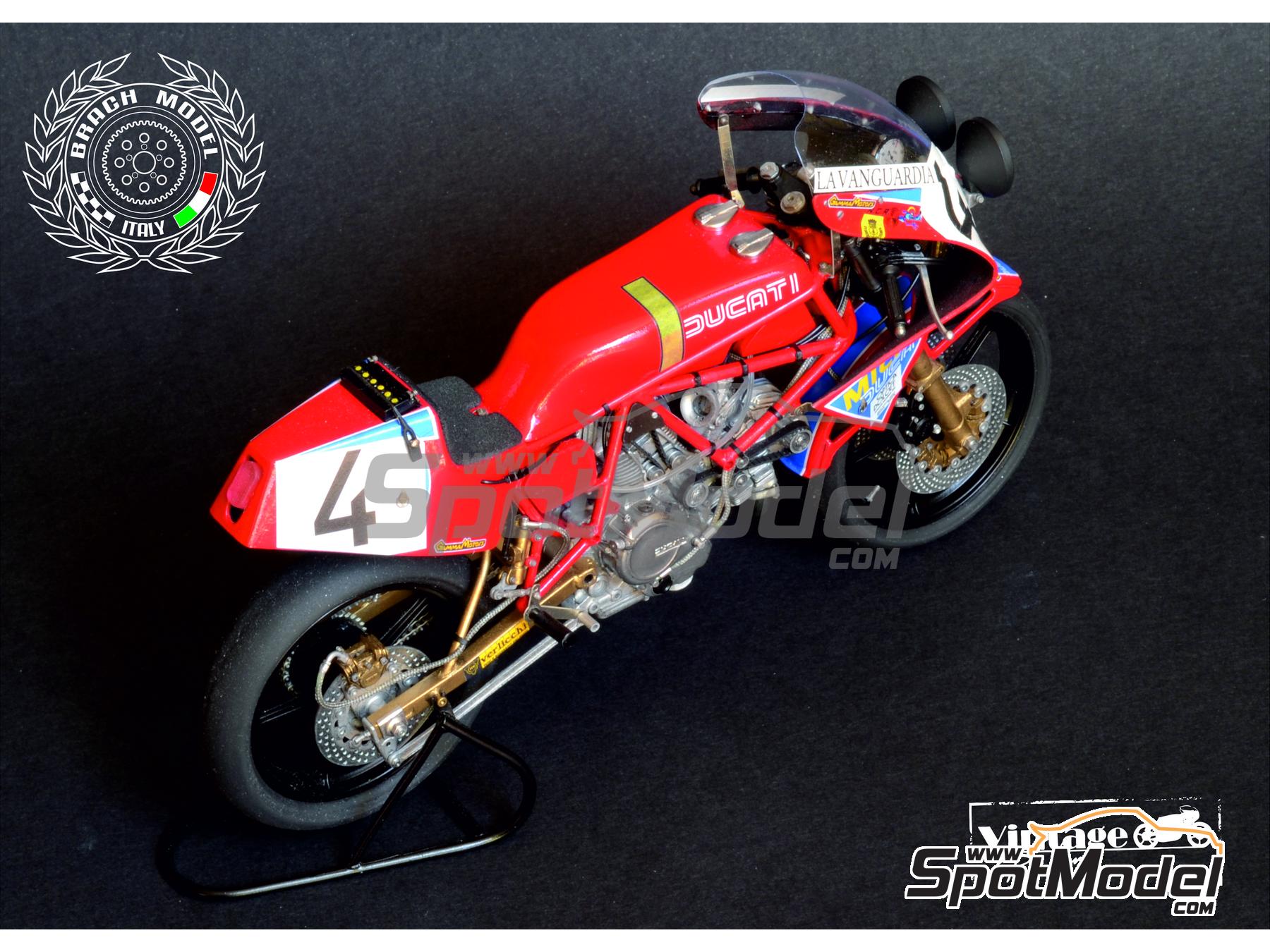 Brach Model BM-VR17: Motorbike scale model kit 1/12 scale - Ducati TT1 ...