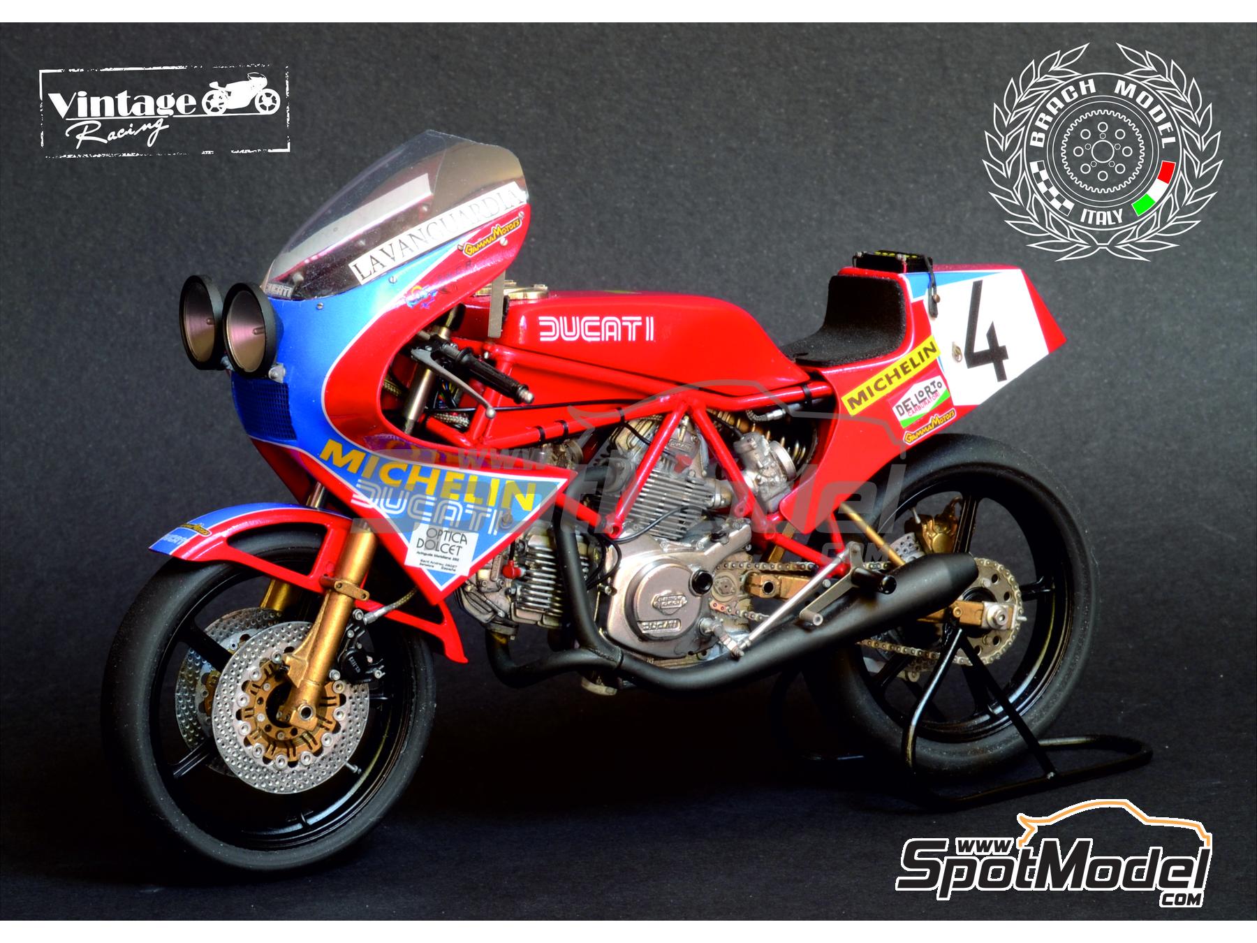 Brach Model BM-VR17: Motorbike scale model kit 1/12 scale - Ducati TT1 ...
