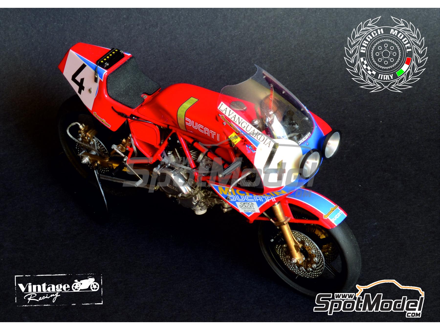 Brach Model BM-VR17: Motorbike scale model kit 1/12 scale - Ducati TT1 ...
