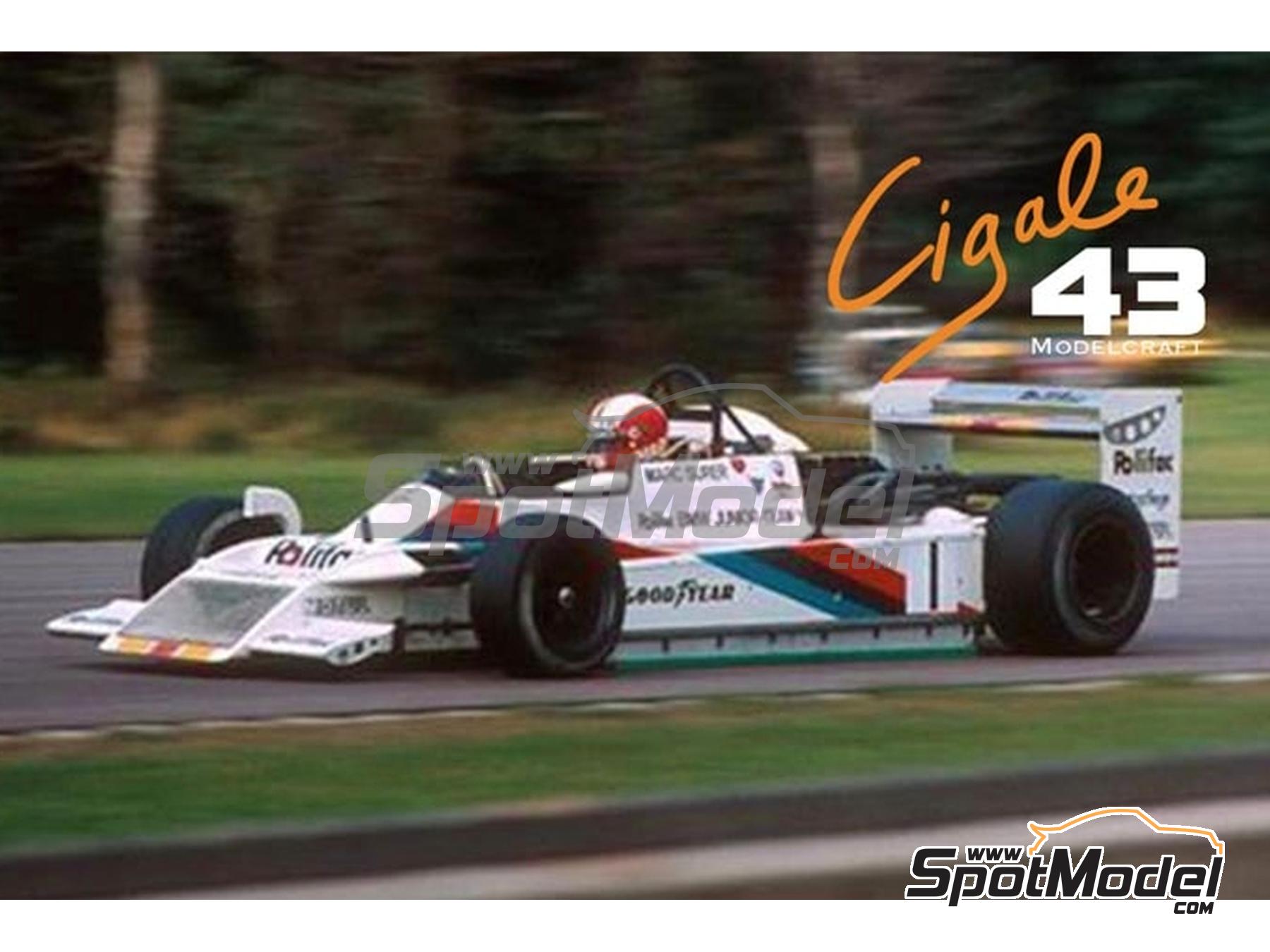 Image 3: March BMW 792 F2 Equipo Polifac BMW Junior patrocinado por Astra, Gabbiani Spa - Campeonato de Europa de F2 1979 | Decoración en escala 1/43 fabricado por Cigale 43 Modelcraft (ref. CIGALE-CDS019, tambien CDS019)