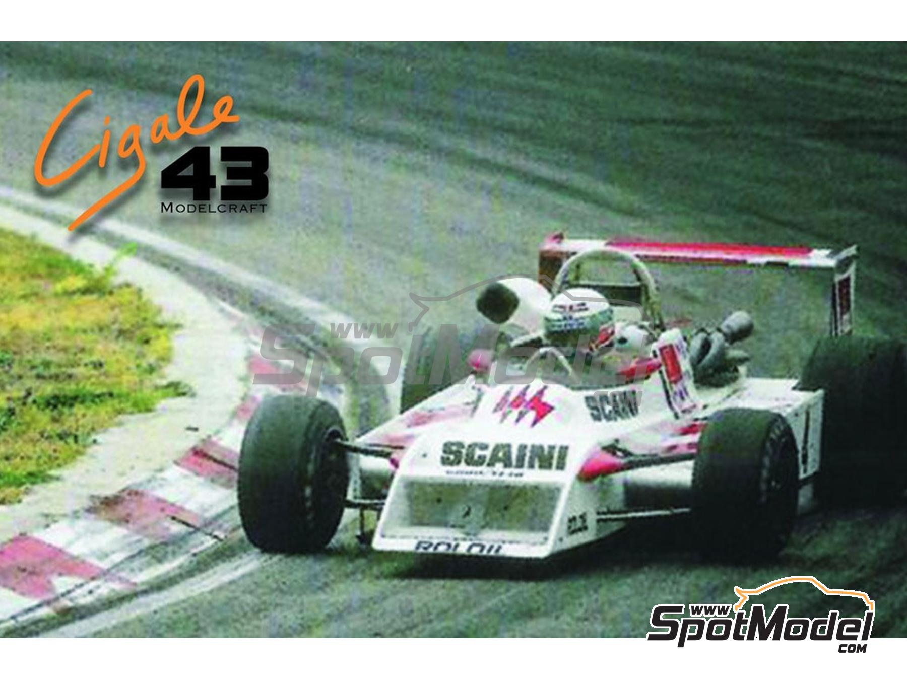 Image 3: March BMW 792 F2 Equipo March Racing Ltd patrocinado por Roloil, Scaini - Campeonato de Europa de F2 1979 | Decoración en escala 1/43 fabricado por Cigale 43 Modelcraft (ref. CIGALE-CDS029, tambien CDS029)