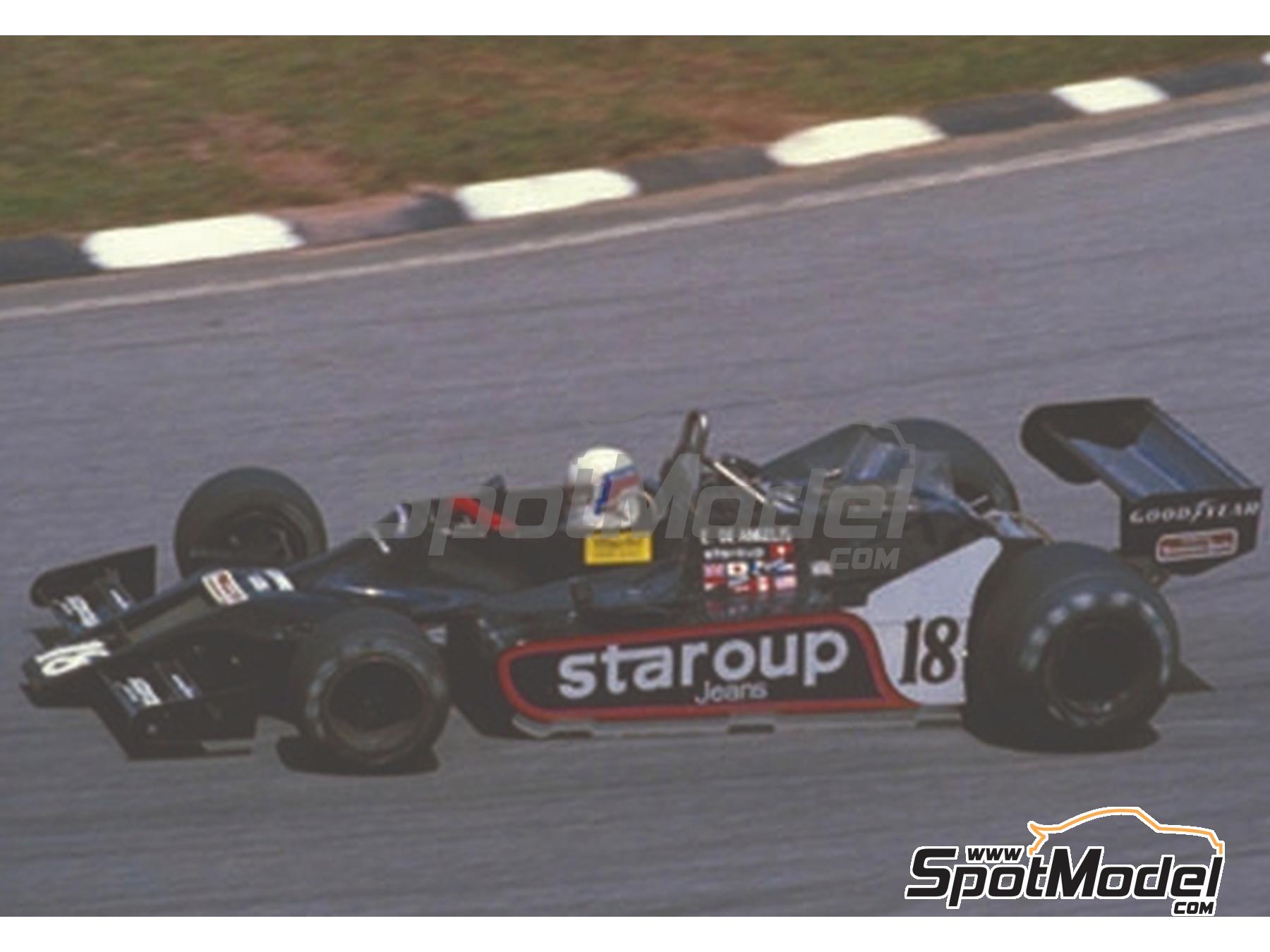 Image 1: Shadow Ford DN9B Shadow Racing Team sponsored by Staroup, Williger - Argentine Formula 1 Grand Prix, Brazilian Formula 1 Grand Prix, ROC - Race of Champions Brands Hatch 1979 | Marking / livery in 1/43 scale manufactured by Cigale 43 Modelcraft (ref.&nbsp;CIGALE-CDS037, also CDS037)