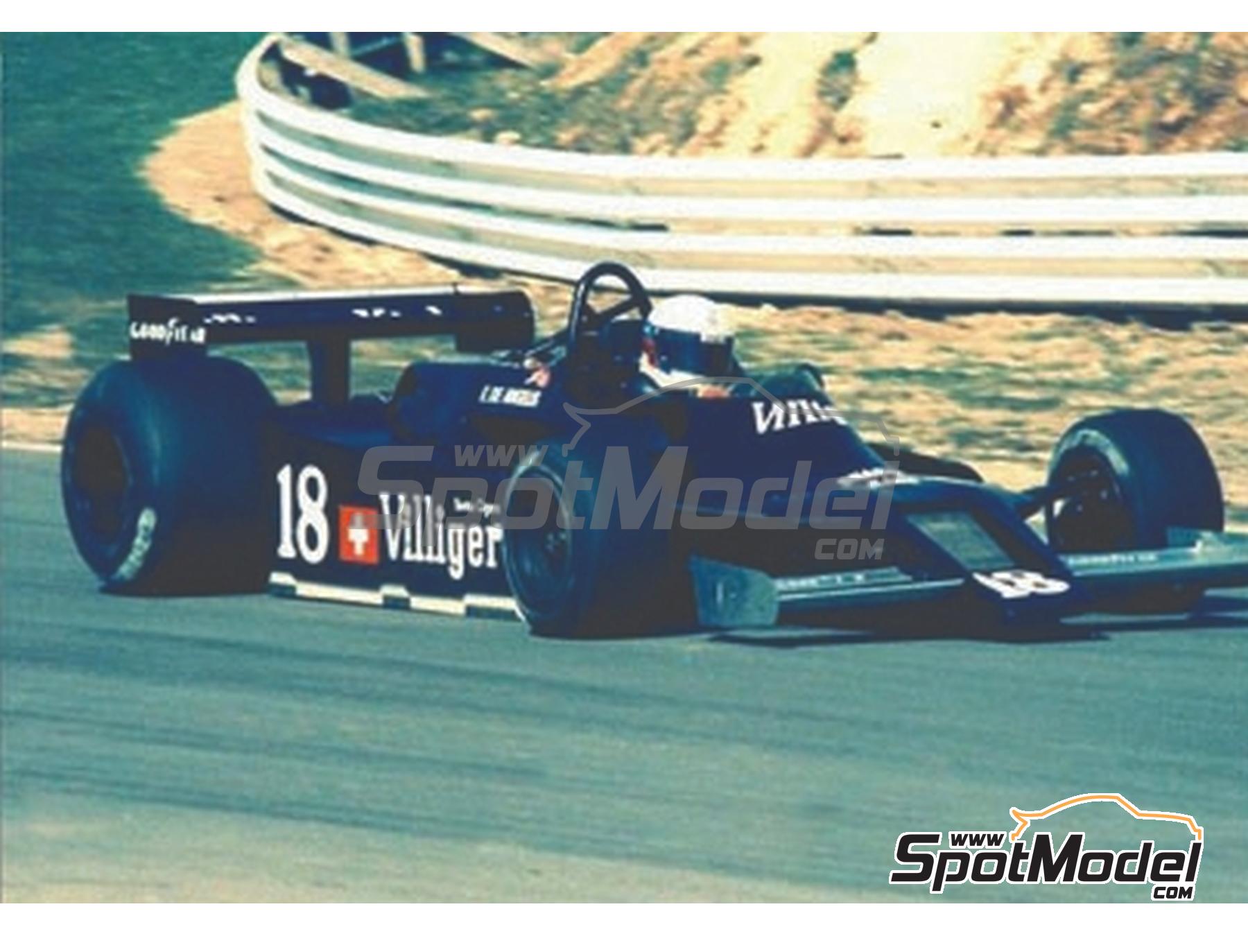 Image 2: Shadow Ford DN9B Shadow Racing Team sponsored by Staroup, Williger - Argentine Formula 1 Grand Prix, Brazilian Formula 1 Grand Prix, ROC - Race of Champions Brands Hatch 1979 | Marking / livery in 1/43 scale manufactured by Cigale 43 Modelcraft (ref.&nbsp;CIGALE-CDS037, also CDS037)