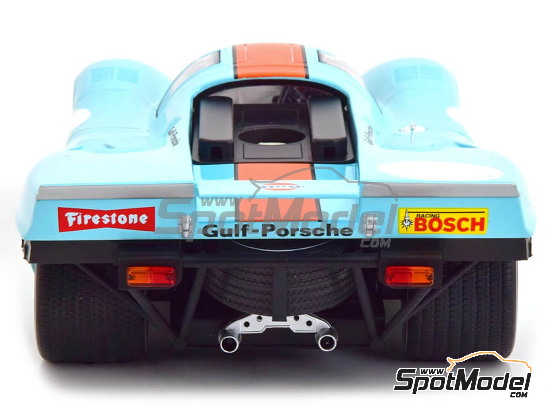 Image 5: Porsche 917K Equipo John Wyer Automotive Engineering patrocinado por Gulf - 1000 kilómetros de Brands Hatch, 1000 Kilómetros de Monza, 12 Horas de Sebring, 1000 Kms de SPA Francorchamps, Can-Am Watkins Glen, 1000 Kilómetros de Zeltweg 1970 y 1971 | Coche de colección en escala 1/18 fabricado por Classic Model Replicars (ref. DIE-60228, tambien CMR146)