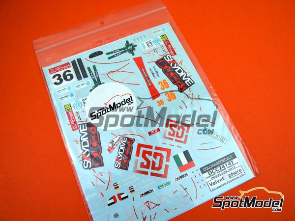 COLORADO  43232 DECALS 1/43 SKODA FABIA S2000 #36 " SKYDIVE " PORTUGAL 2013 