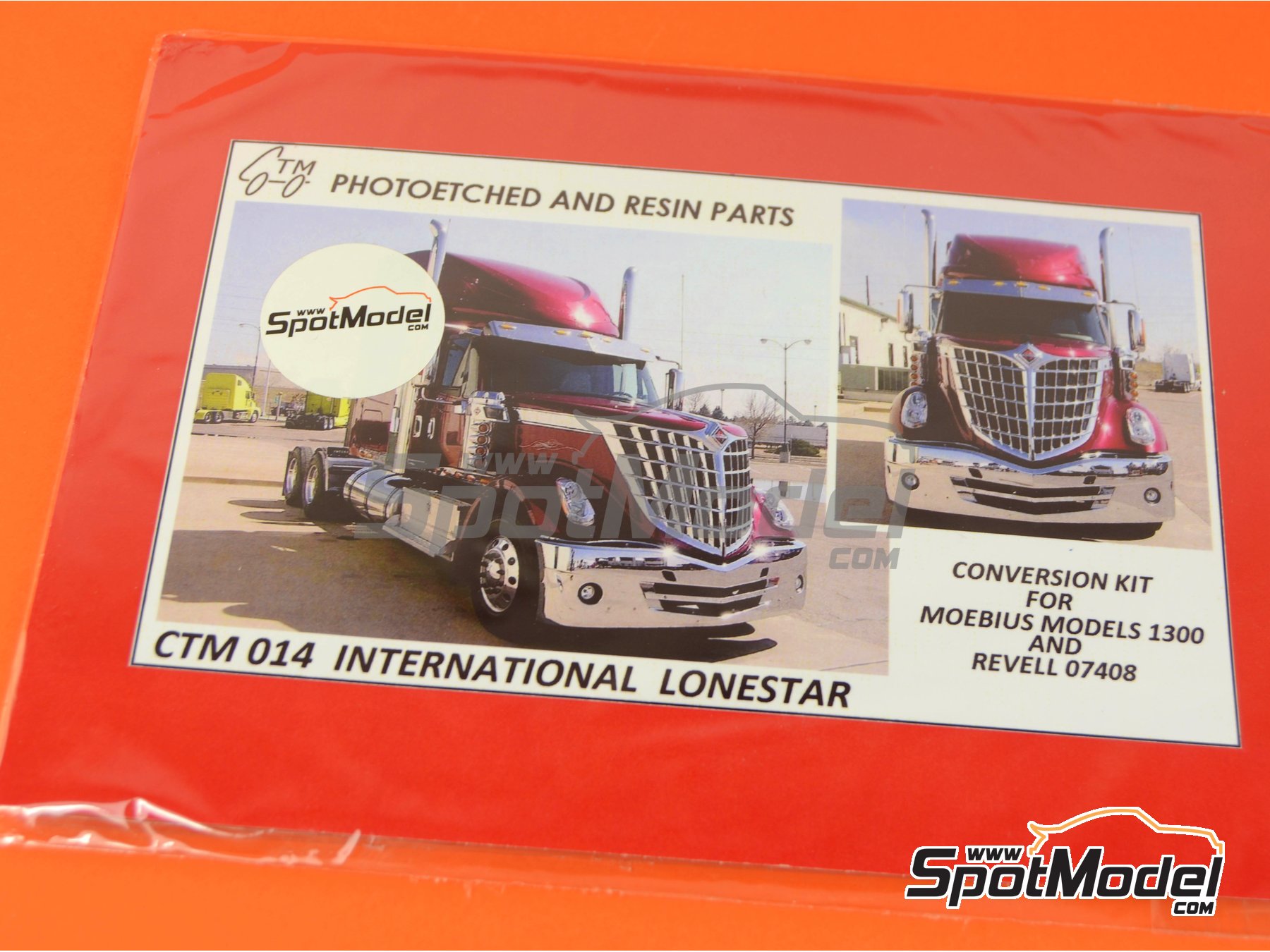Revell International Lonestar Truck Flame Painting Masks for Moebius