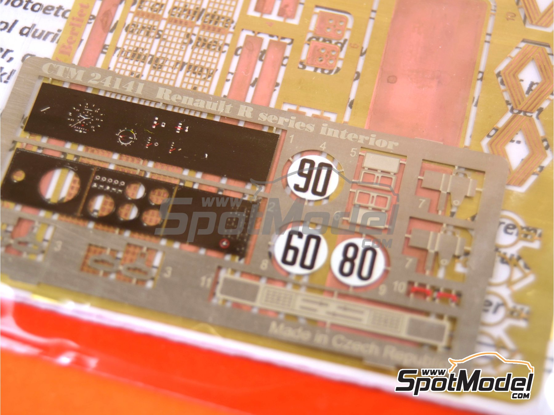 Image 4: Berliet R305 - R350 / Renault R | Detail up set in 1/24 scale manufactured by Czech Truck Model (ref.&nbsp;CTM029)