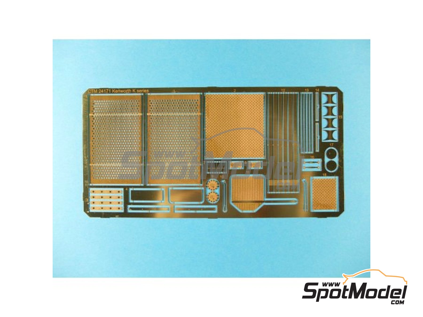 Image 2: Kenworth K123/125 | Set de mejora y detallado en escala 1/24 fabricado por Czech Truck Model (ref. CTM037)