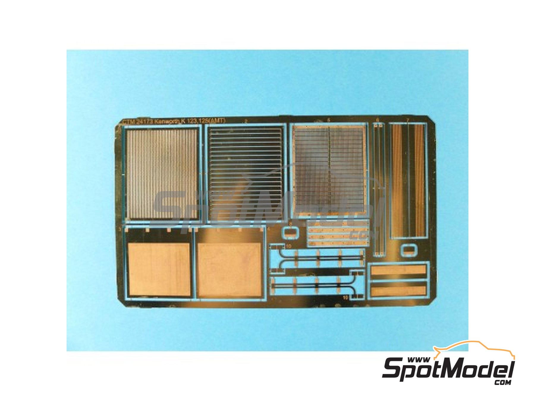 Image 3: Kenworth K123/125 | Set de mejora y detallado en escala 1/24 fabricado por Czech Truck Model (ref. CTM037)