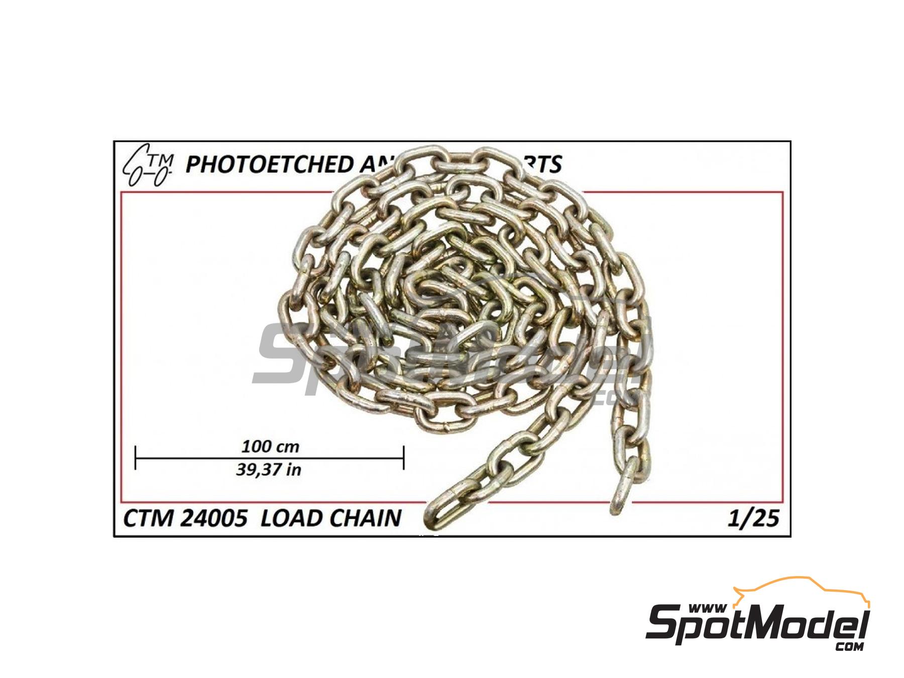 Image 1: Cadena de carga - Load chain | Detalle en escala&nbsp;1/24 fabricado por Czech Truck Model (ref.&nbsp;CTM24005)