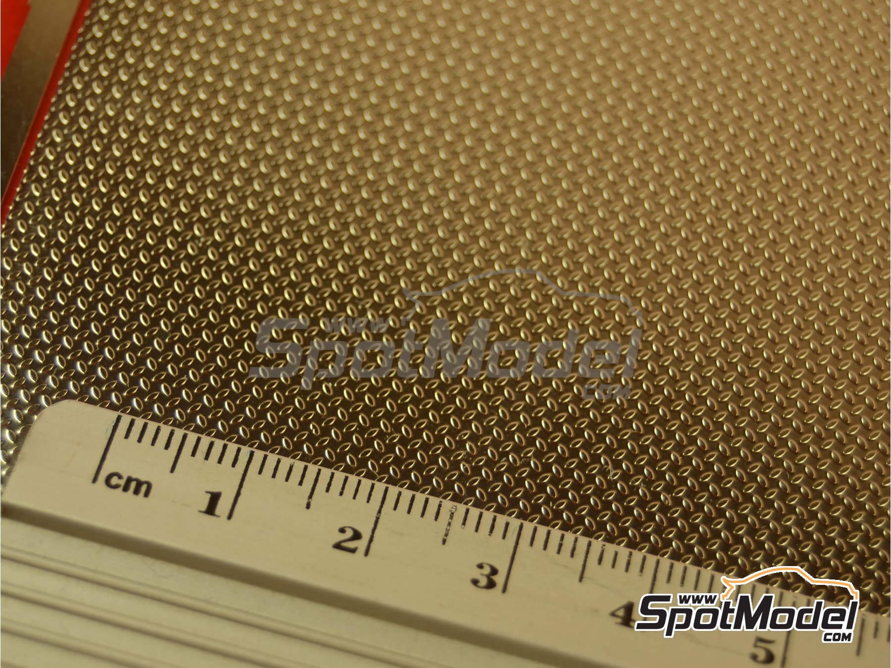 Image 2: Anti-slip plate | Engraved plate in 1/24 scale manufactured by Czech Truck Model (ref.&nbsp;CTM24030)