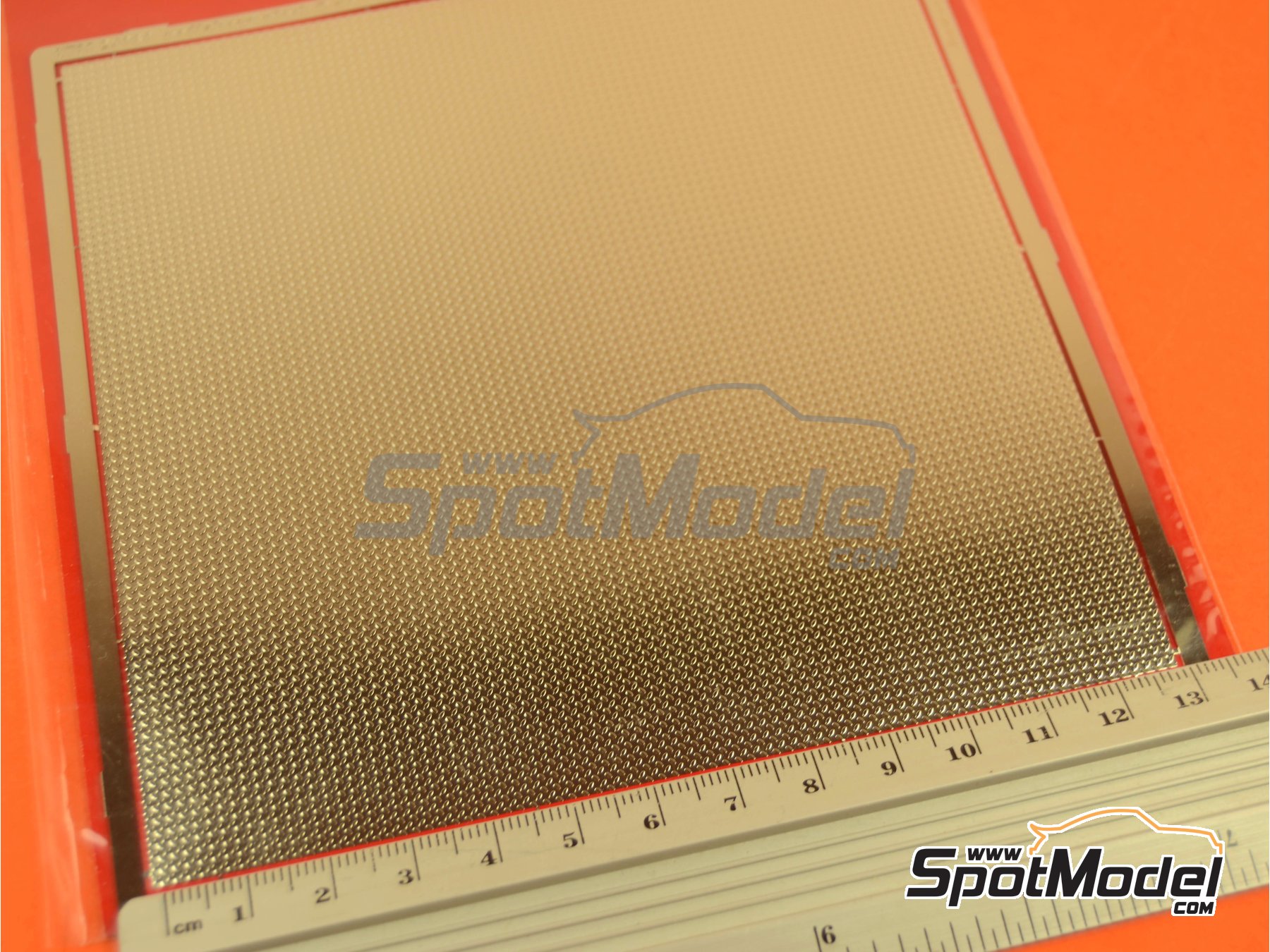 Image 4: Anti-slip plate | Engraved plate in 1/24 scale manufactured by Czech Truck Model (ref.&nbsp;CTM24030)